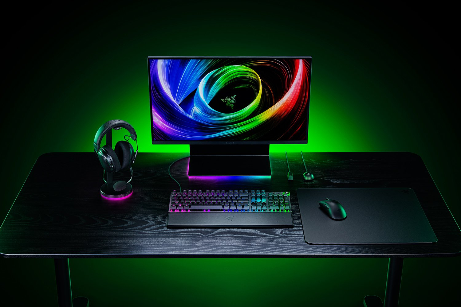 Razer Huntsman V3 Pro 8KHz - Tastatur - full size - mit Knopf - USB-C - QWERTZ - Deutsch - Tastensch