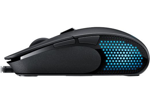 Logitech G G302, Beidhändig, USB Typ-A, 4000 DPI, Schwarz