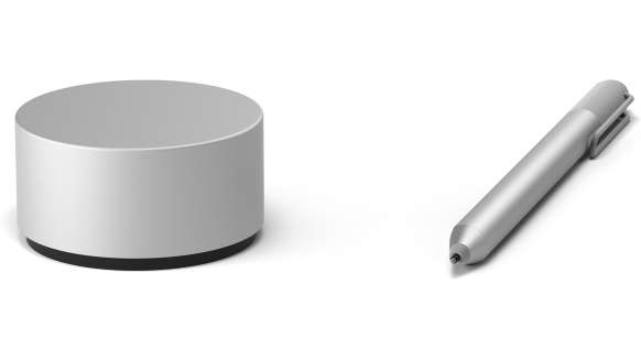 Microsoft Surface Dial Demo, Bluetooth, Aluminium, Surface Pro 4, Surface Book, Surface Studio, Wind