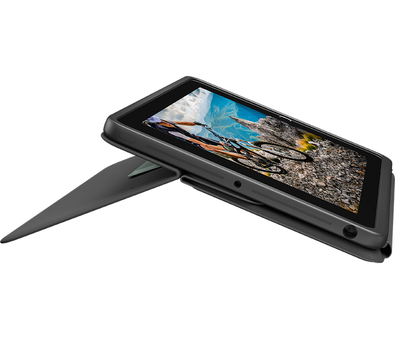 Logitech Rugged Folio - Tastatur und Foliohülle - Apple Smart connector - Pan Nordisch - für Apple 1