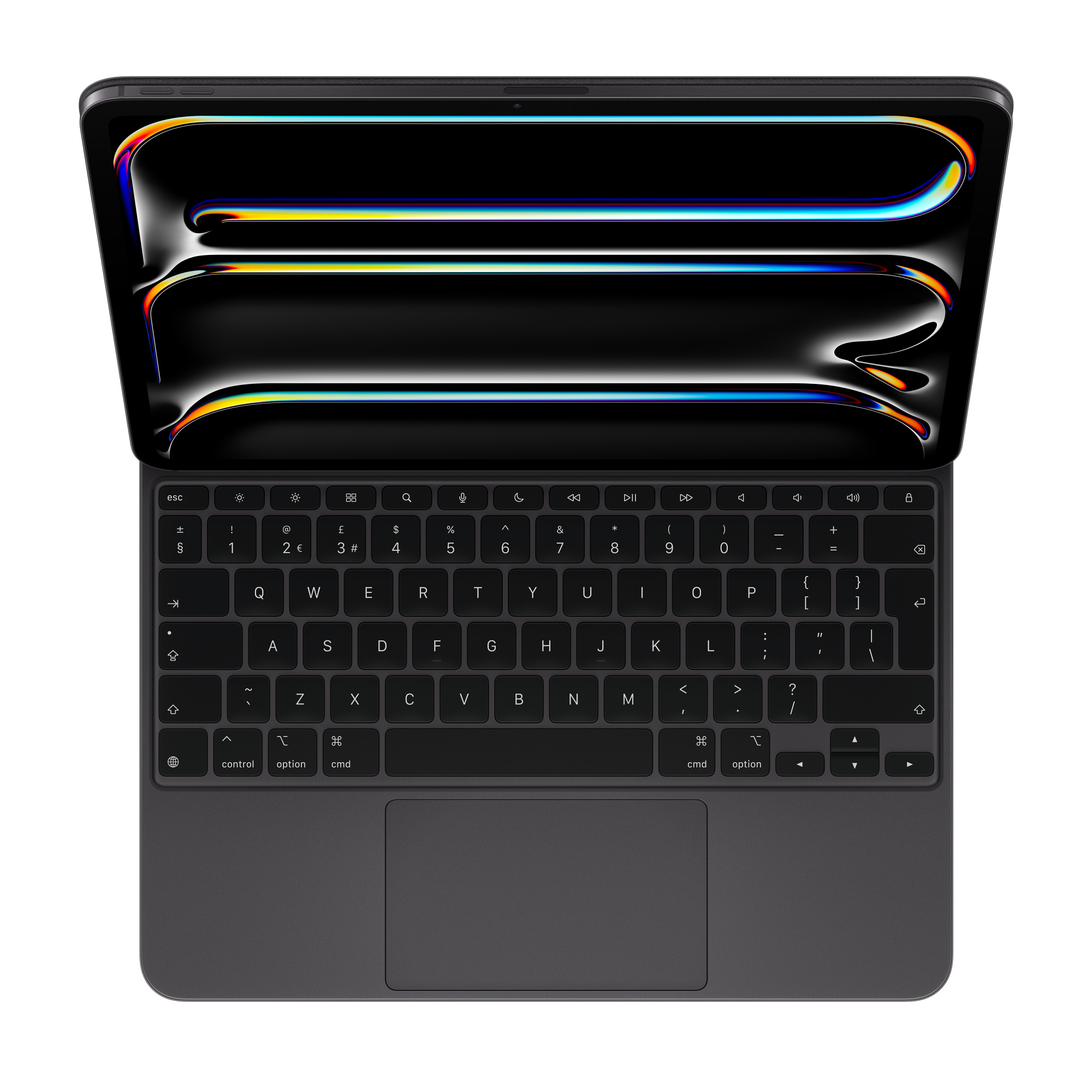 Apple Magic Keyboard - Tastatur und Foliohülle - mit Trackpad - hinterleuchtet - Apple Smart connect