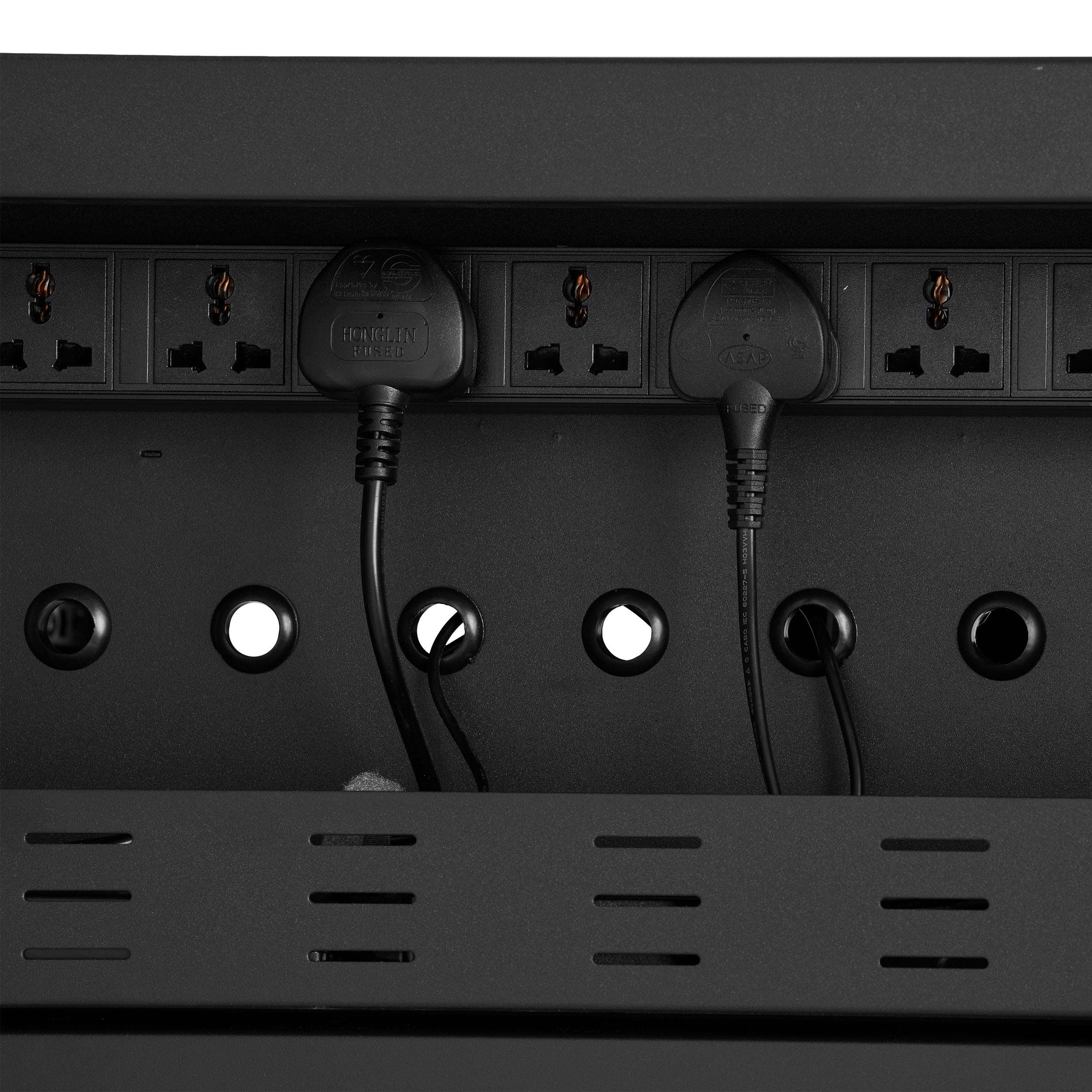 Dicota D31897, Kunststoff, Stahl, Schwarz, Kontakt, 220 V, 50 Hz, 480 W