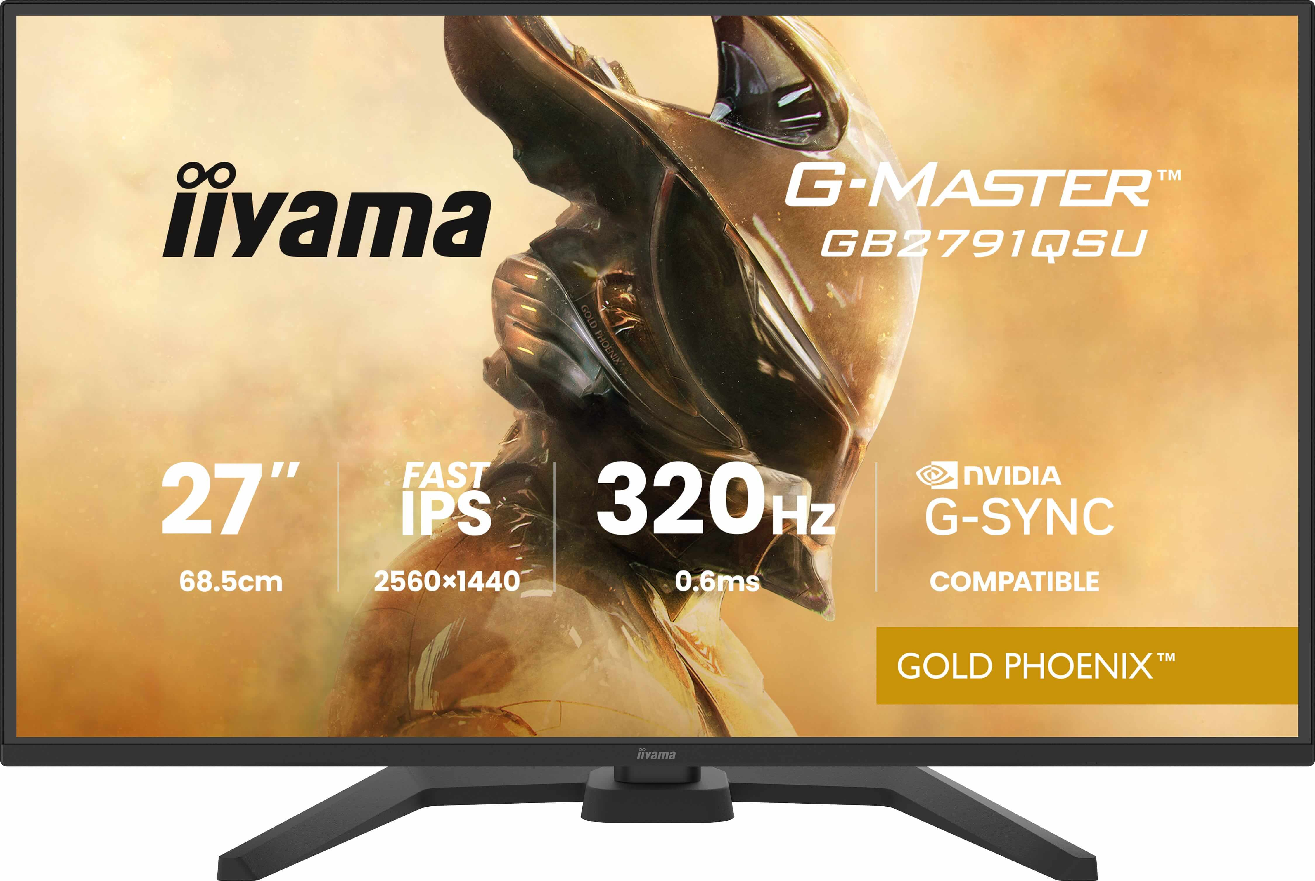 Iiyama G-MASTER Gold Phoenix GB2791QSU-B1 - LED-Monitor - Gaming - 68.6 cm (27")