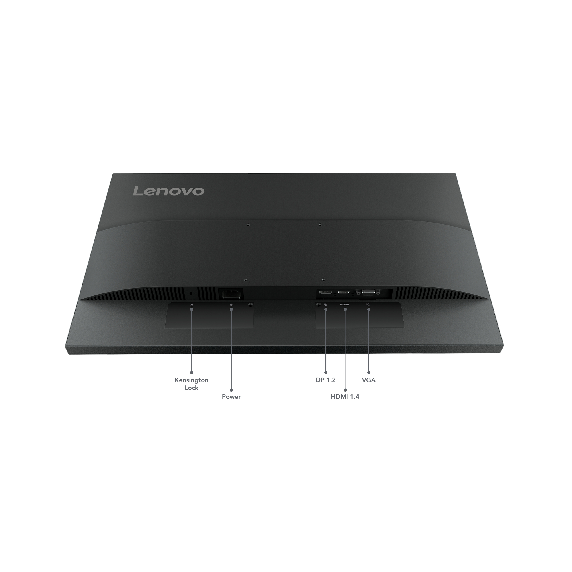 Lenovo ThinkVision E24-40 Monitor 60.5cm (23.8") Full HD, IPS, 4ms, HDMI, Displayport, VGA