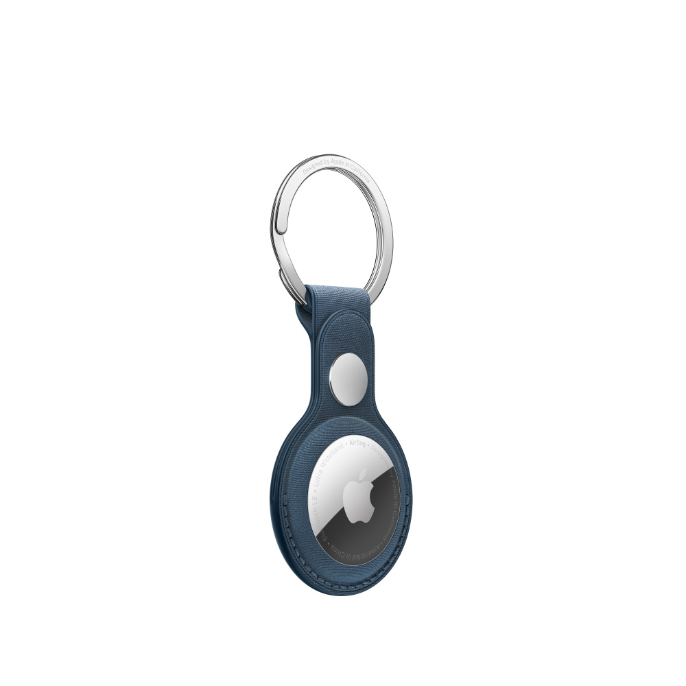Apple Tasche für Airtag - Microtwill, stainless