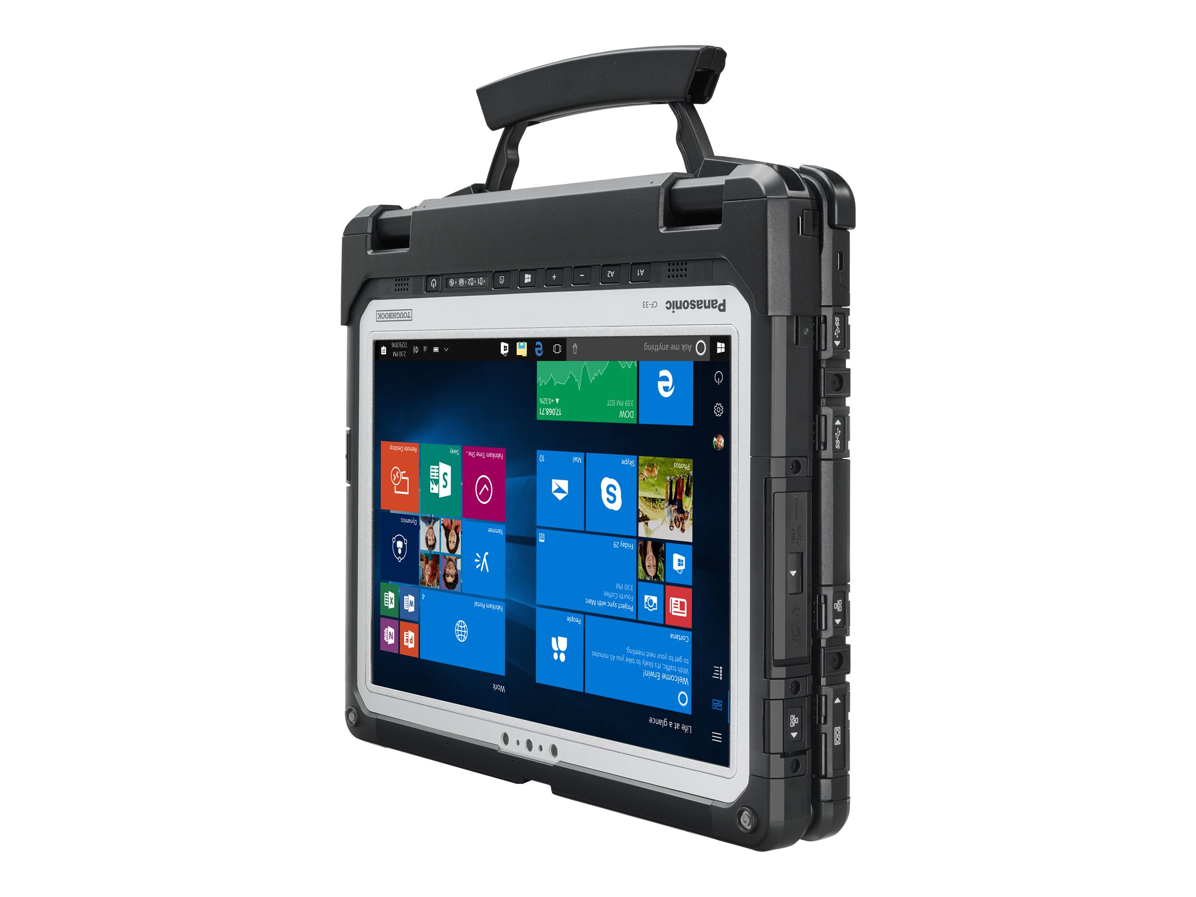 Panasonic Toughbook CF-33 - Robust - Tablet - mit Tastatur-Dock - Intel Core i5 10310U / 1.7 GHz - v
