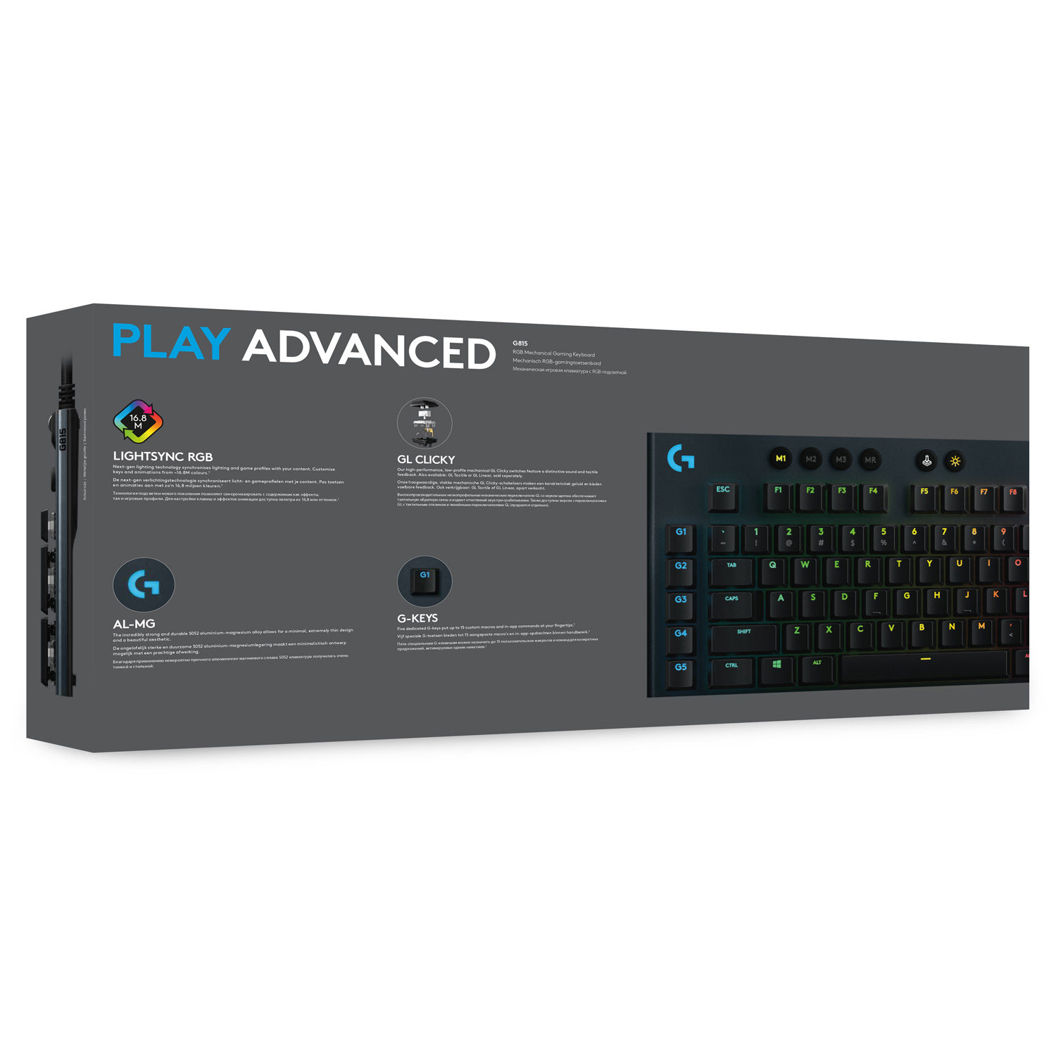 Logitech Gaming G815 - Tastatur - Hintergrundbeleuchtung