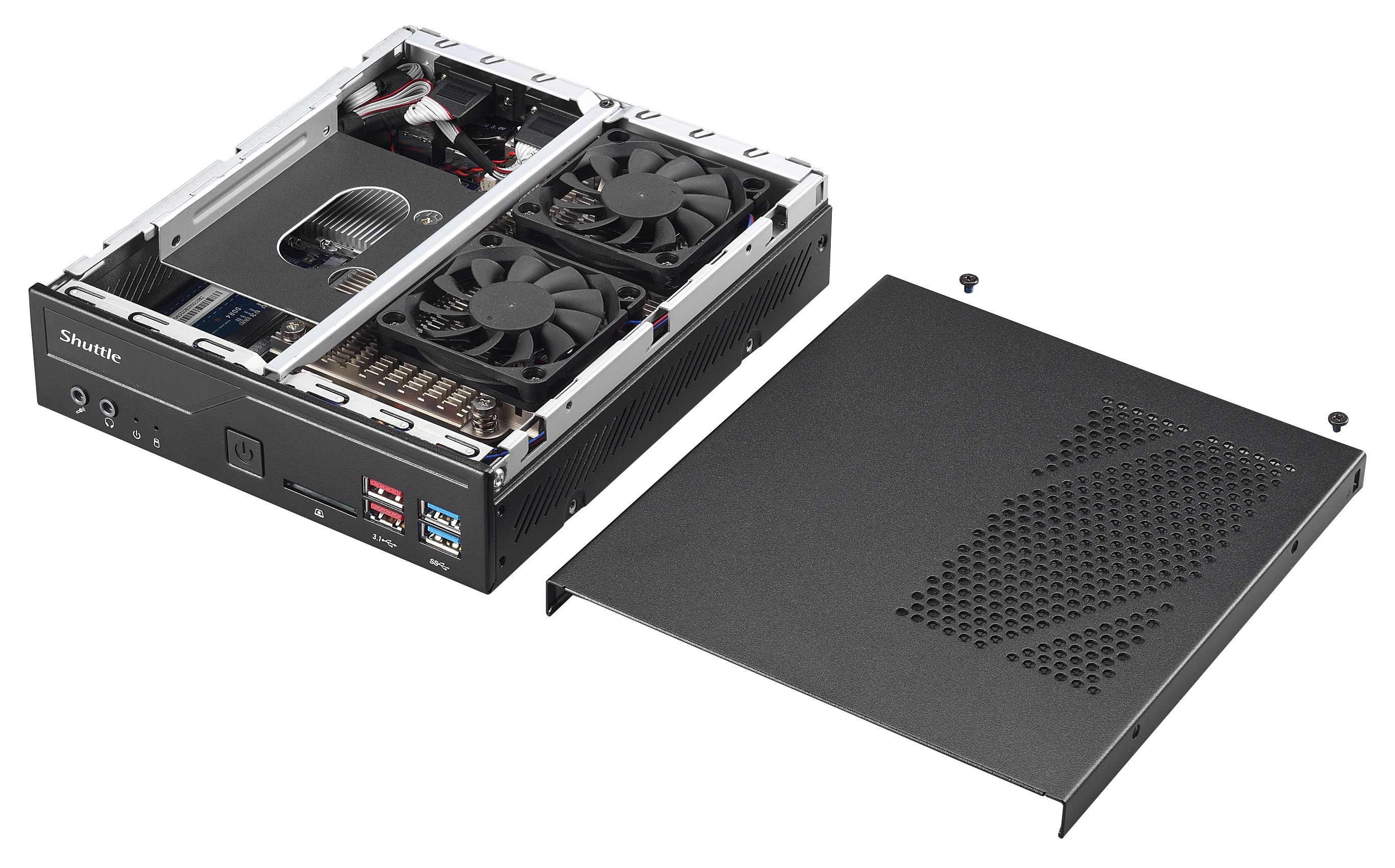 Shuttle XP? slim DH370, 1,3L Größe PC, Mini-PC Barebone, Intel® H370, LGA 1151 (Socket H4), DDR4-SDR