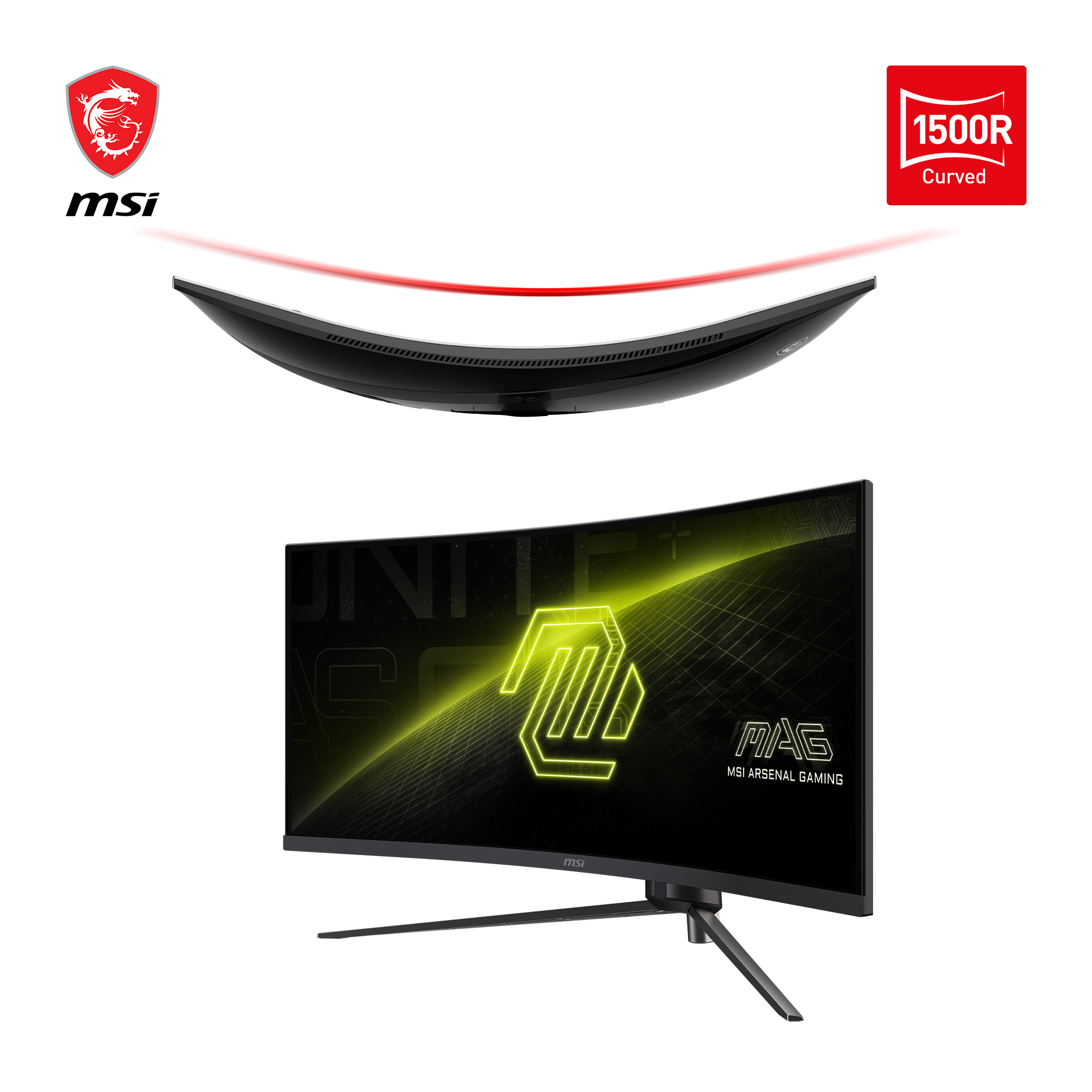 MSI MAG 345CQRDE curved, 34" UWQHD LED, 180Hz, 4ms, HDR, 1000R