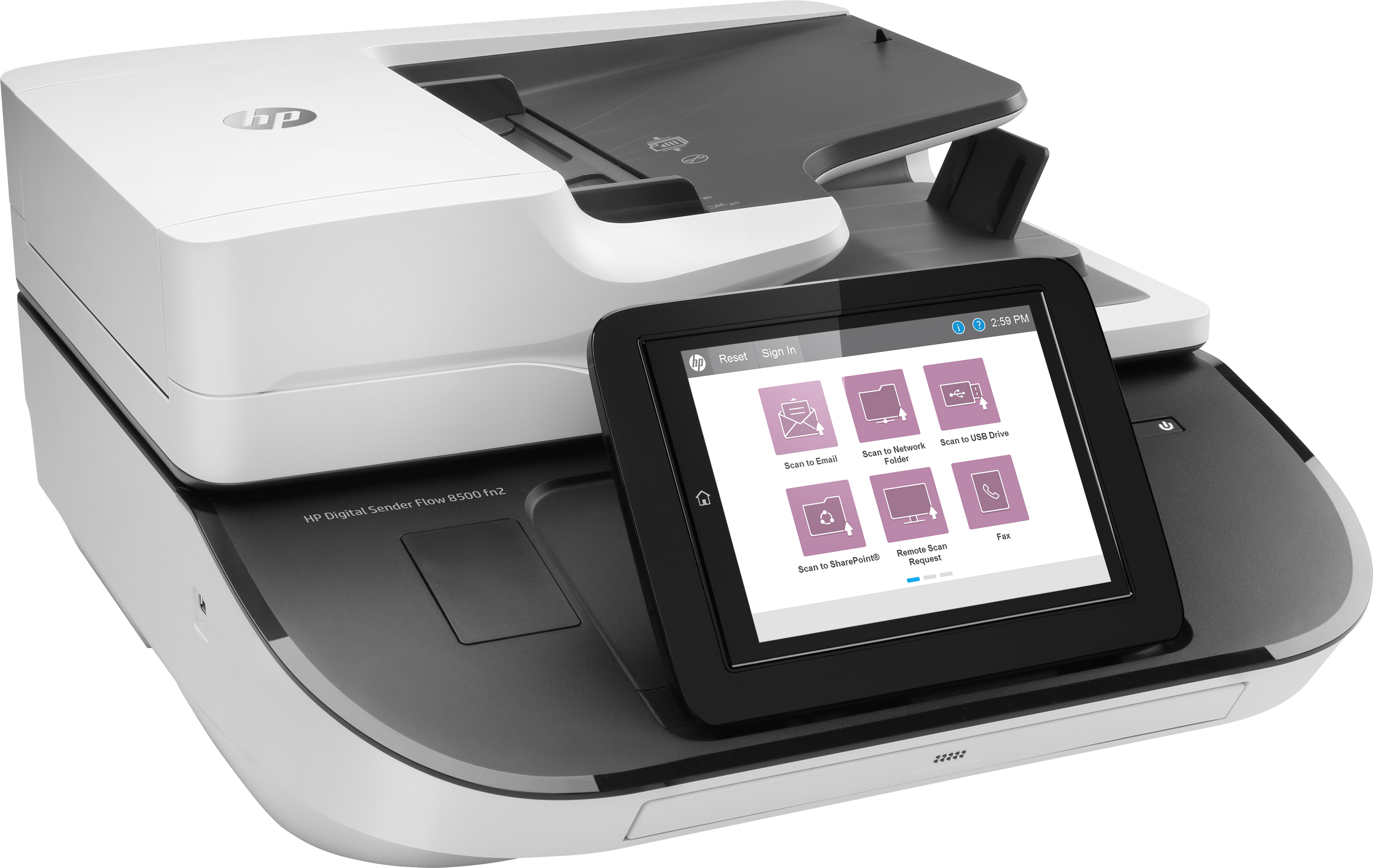 HP Digital Sender Flow 8500fn2 - Dokumentenscanner - Flachbettscanner: CCD / ADF: CIS - Duplex - 216