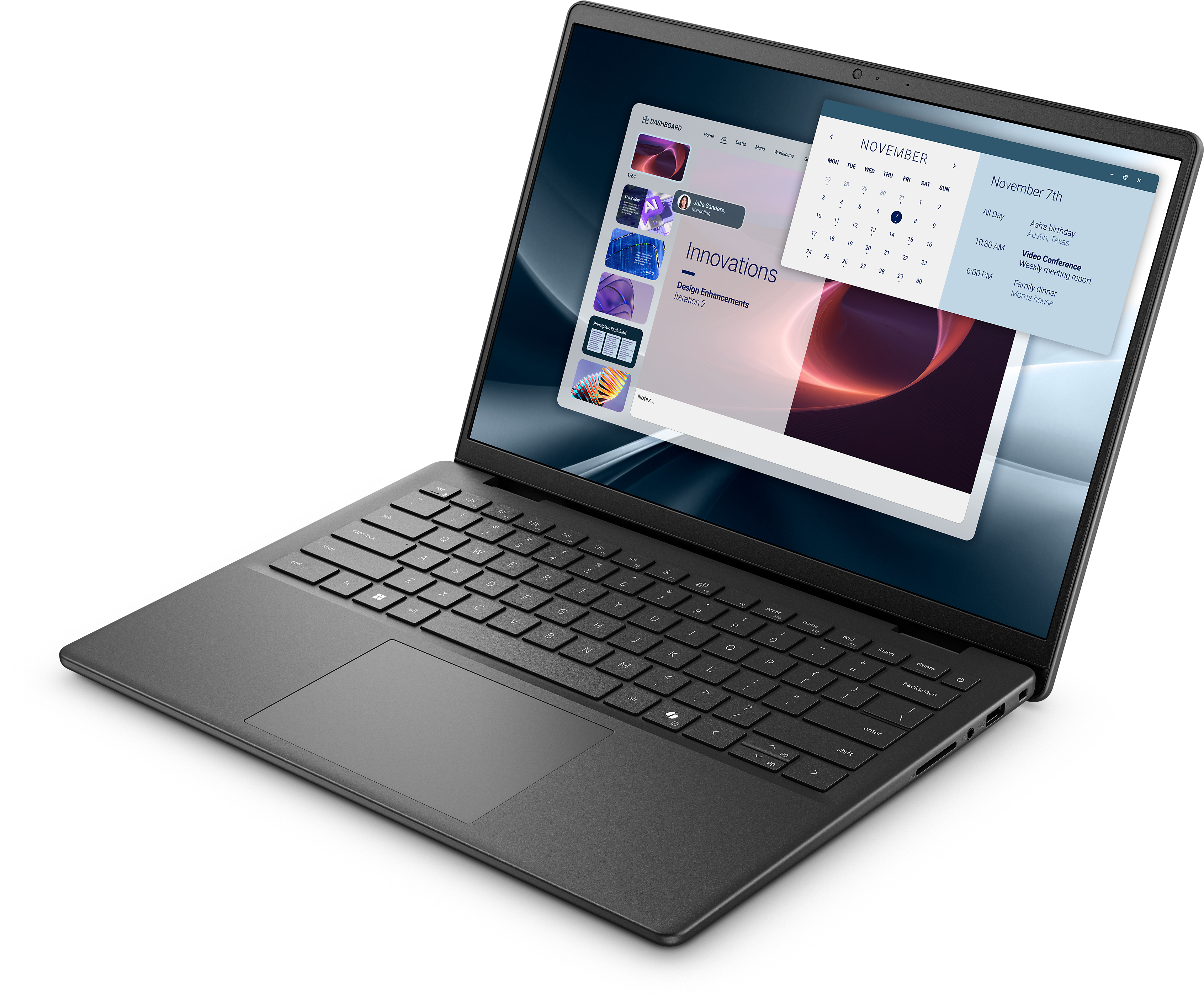 Dell Pro 14 Essential PV14255, 14" FHD+, Ryzen AI 7 350, 16GB RAM, 1TB SSD, Win11 Pro, ohne Netzteil