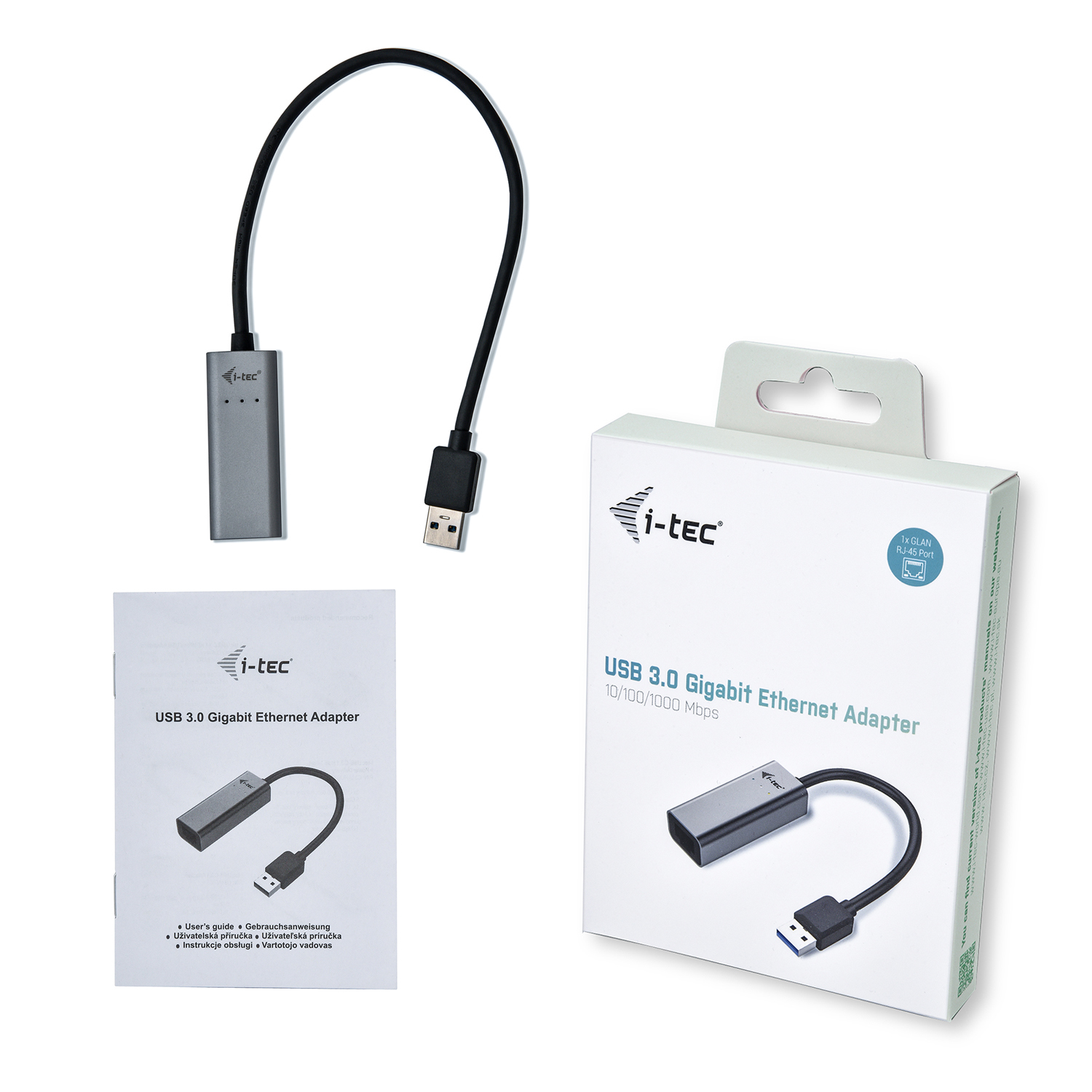i-tec LAN-Adapter, RJ-45, USB-A 3.0 [Stecker]