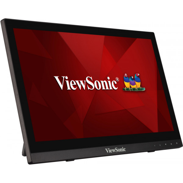 ViewSonic TD1630-3, 39,6 cm (15.6"), 1366 x 768 Pixel, HD, LCD, 12 ms, Schwarz