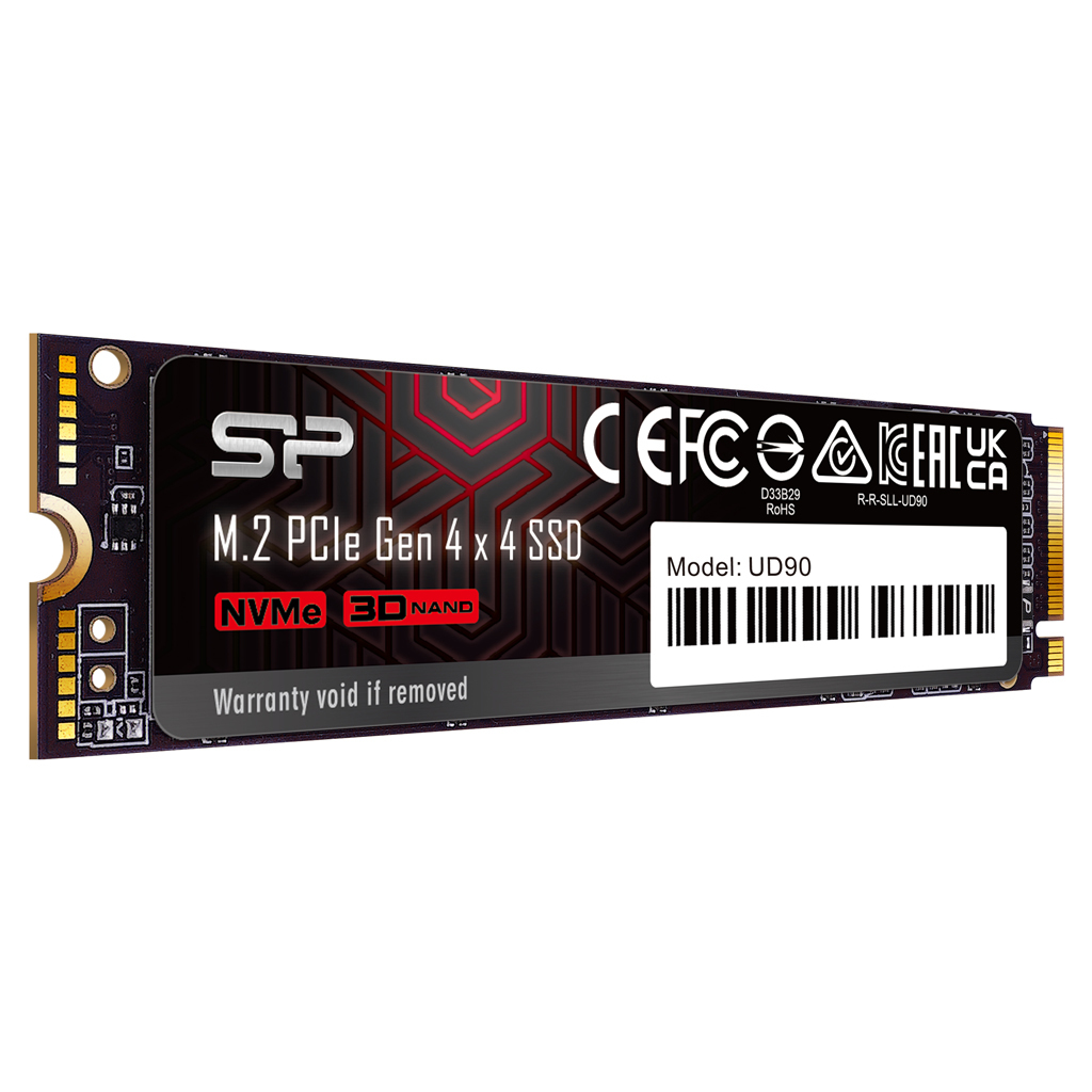 Silicon Power UD90 - SSD - 4 TB - intern - M.2 2280 - PCIe 4.0 x4 (NVMe)