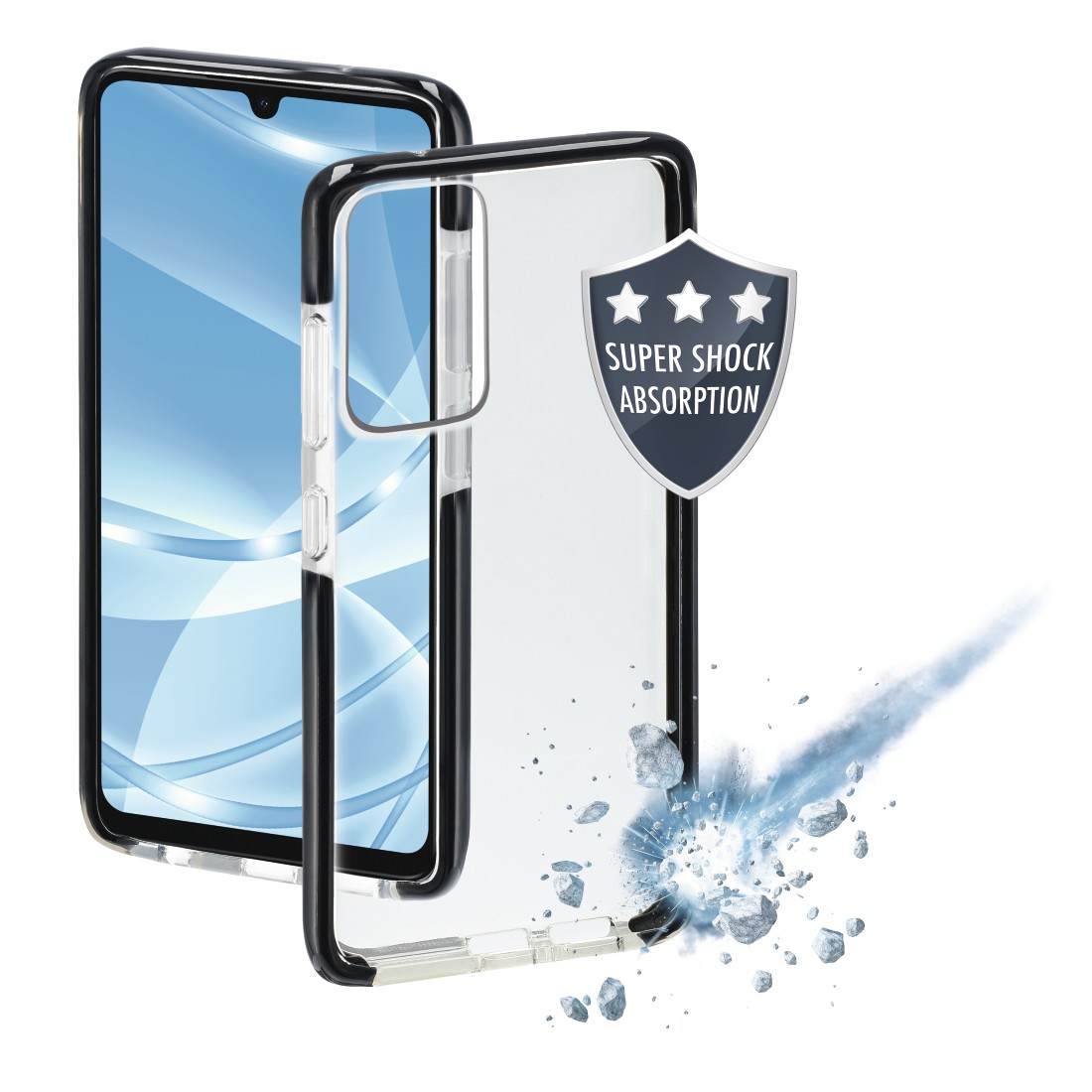 Hama Protector, Cover, Samsung, Galaxy A33 5G, 16,3 cm (6.4 Zoll), Schwarz, Transparent