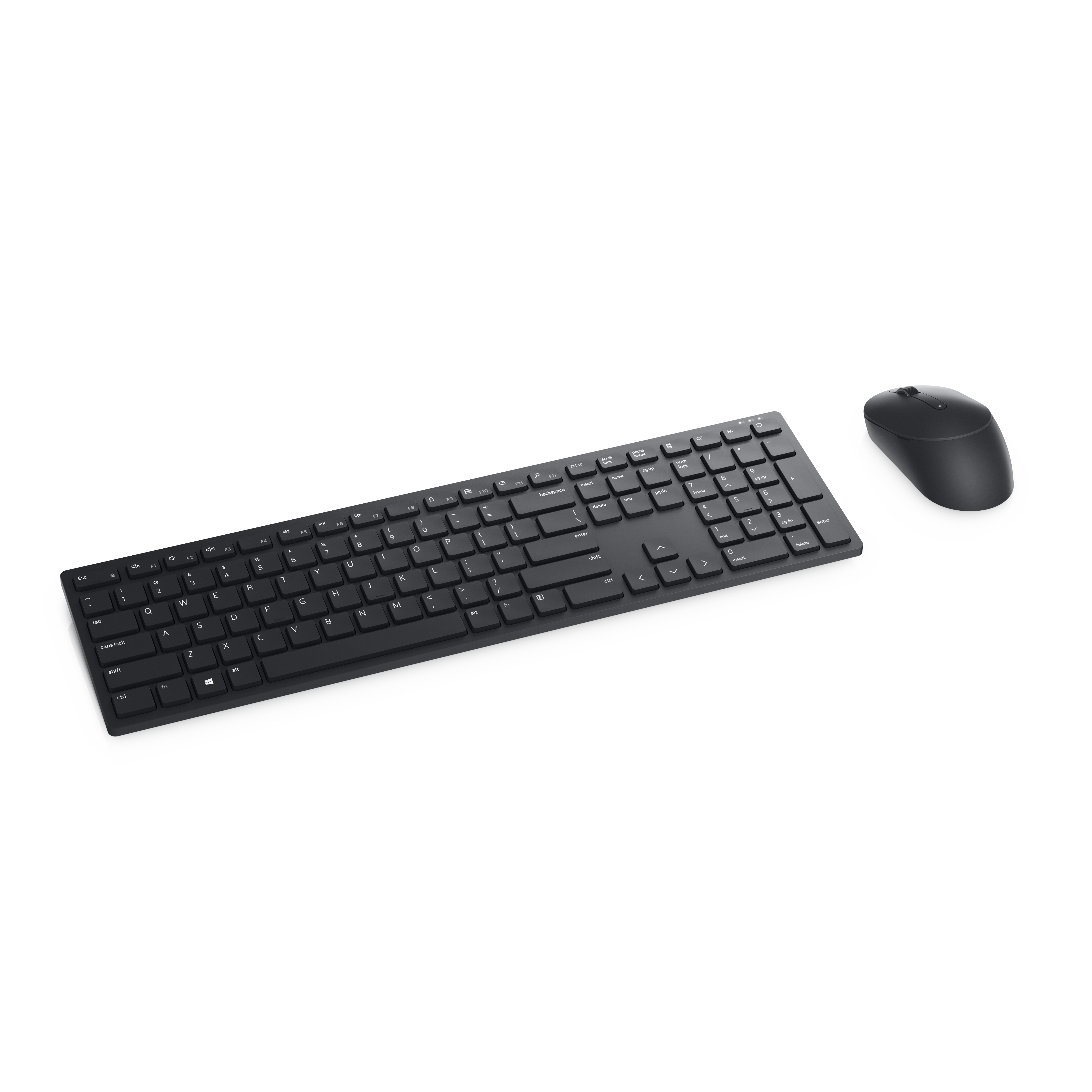 Dell KM5221W Pro Wireless Keyboard and Mouse, schwarz, USB, DE