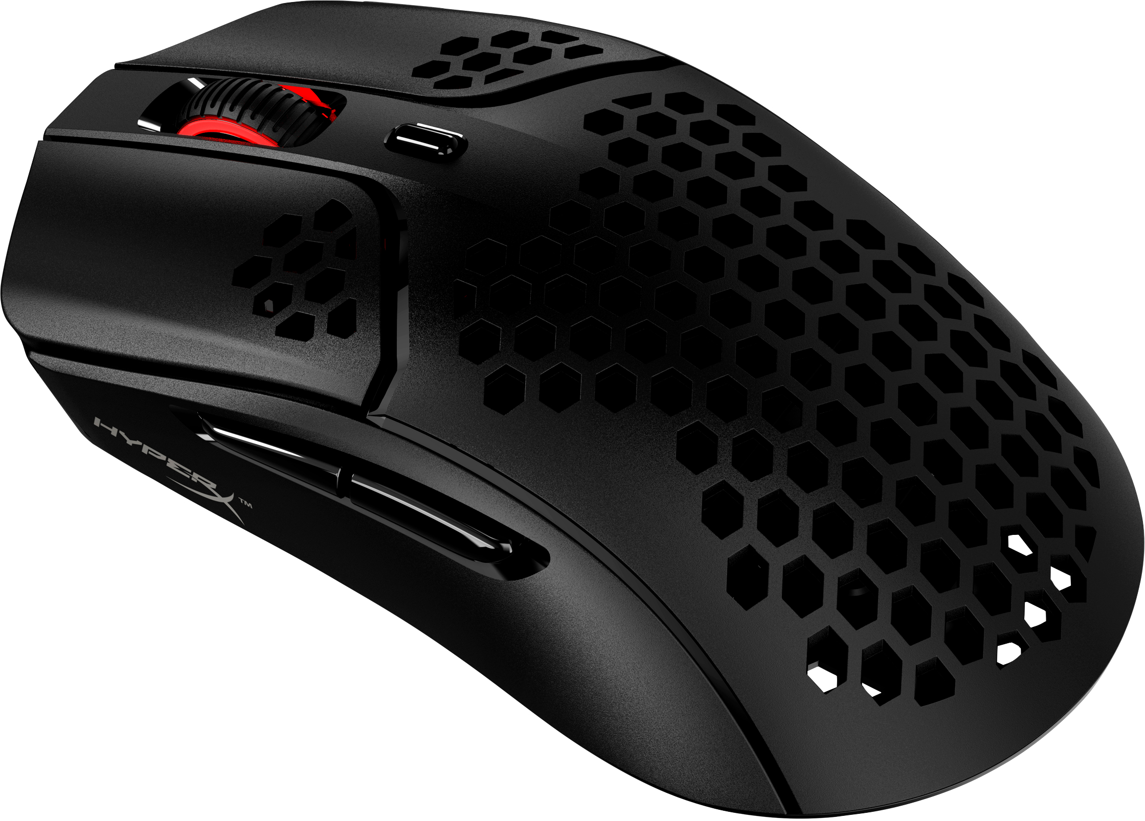 HP HyperX Pulsefire Haste - Maus - optisch - 6 Tasten - kabellos - 2.4 GHz - kabelloser Empfänger (U