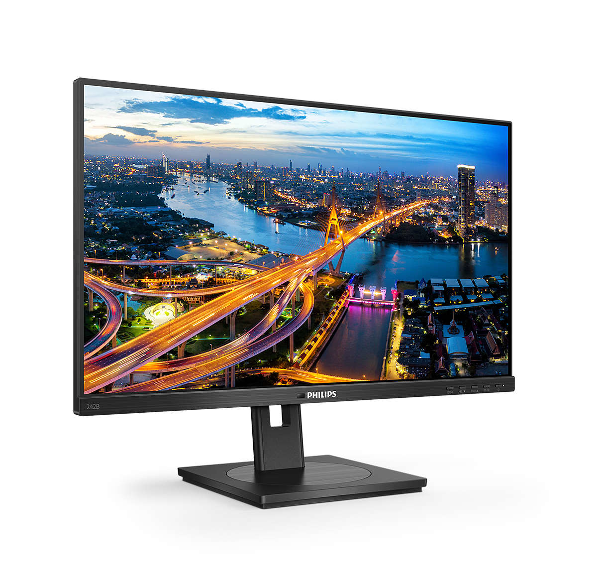 Philips B-line 242B1 Monitor 60.5cm (23.8") Full HD, IPS, 4ms, HDMI, DP, VGA, DVI, USB