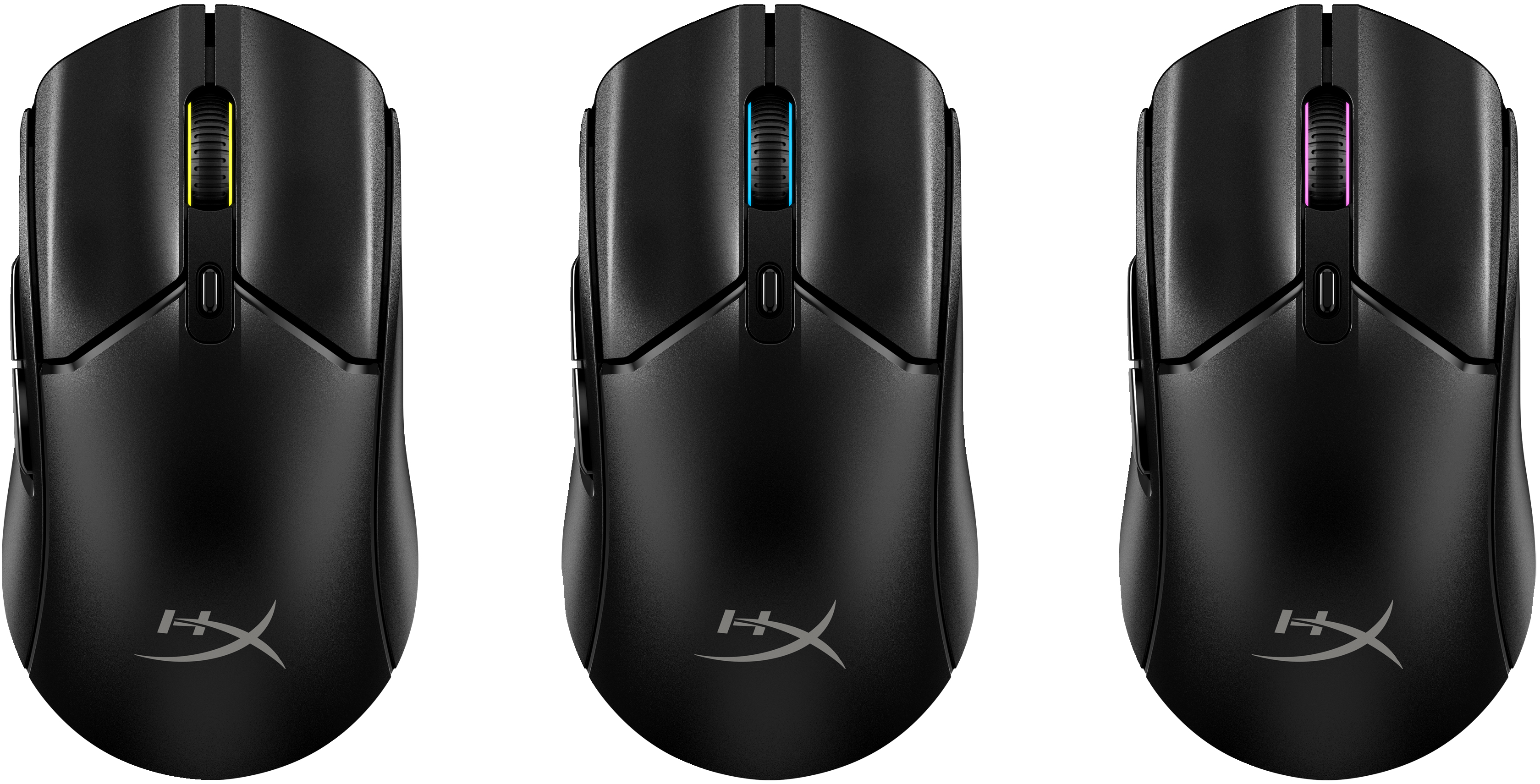 HP HyperX Pulsefire Haste 2 - Maus - optisch - 6 Tasten - kabellos, kabelgebunden - 2.4 GHz, Bluetoo