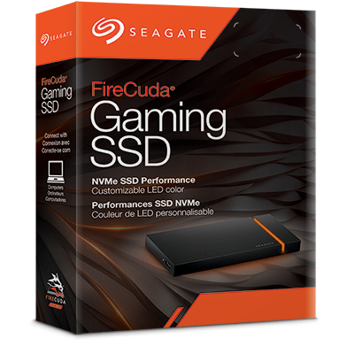 Seagate FireCuda, 500 GB, USB Typ-C, 3.2 Gen 2 (3.1 Gen 2), Schwarz