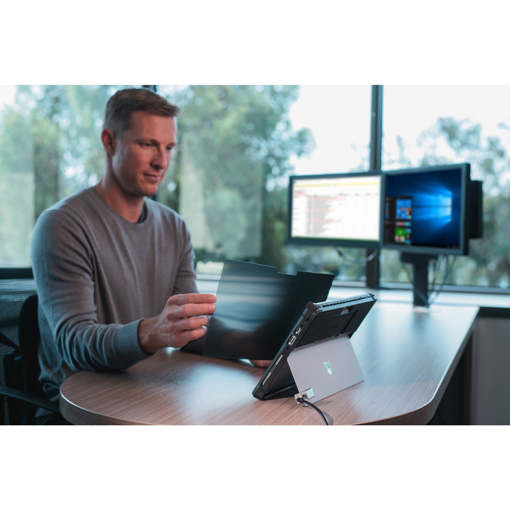 Kensington Sicherheitskabelschloss - 1.8 m - für Microsoft Surface Go, Go 2, Go 3, Pro (Mitte 2017)