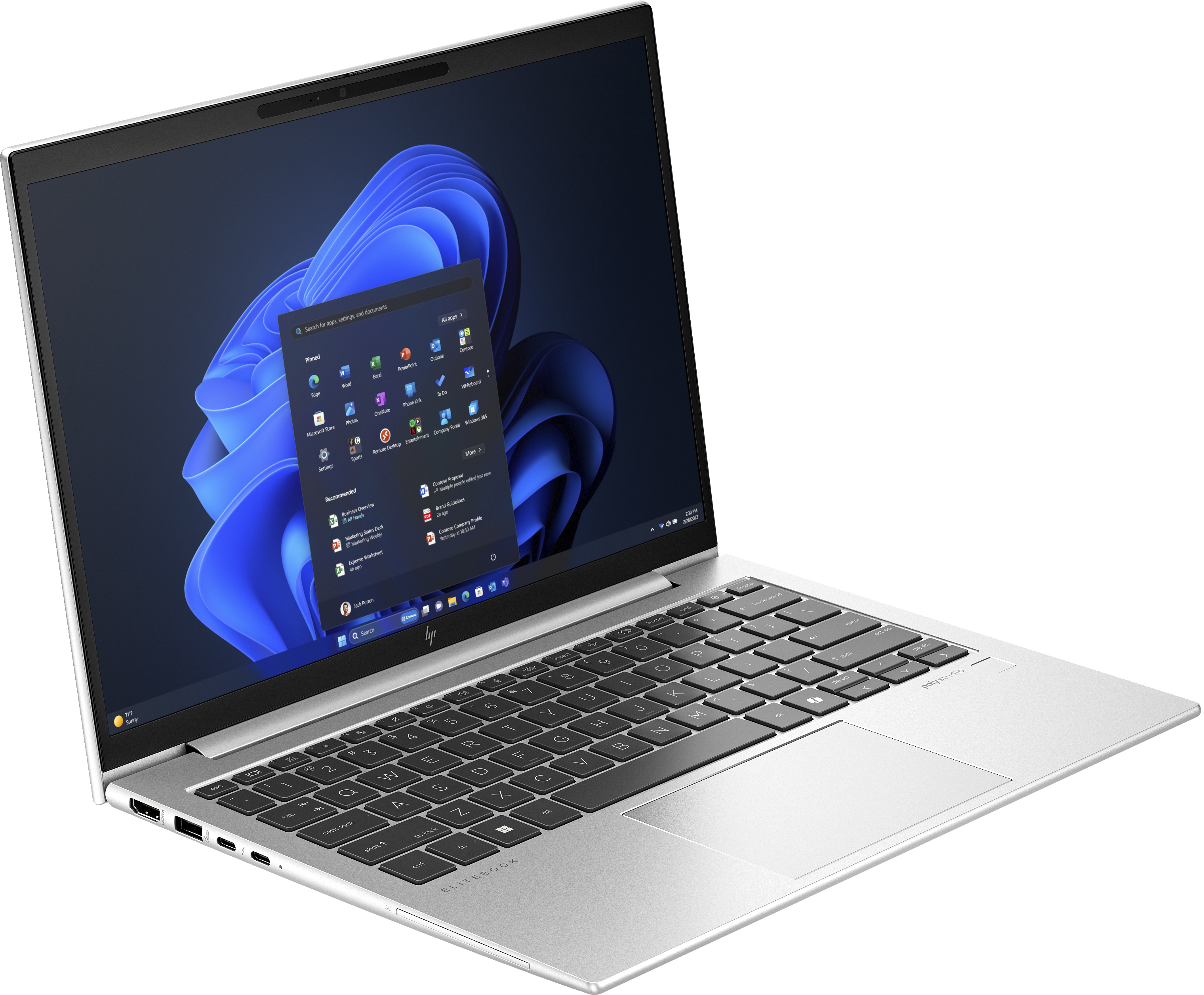 HP EliteBook 830 G11 Notebook-PC, 13,3" WUXGA, Core Ultra 5 125U, 16GB RAM, 512GB SSD, Win11 Pro