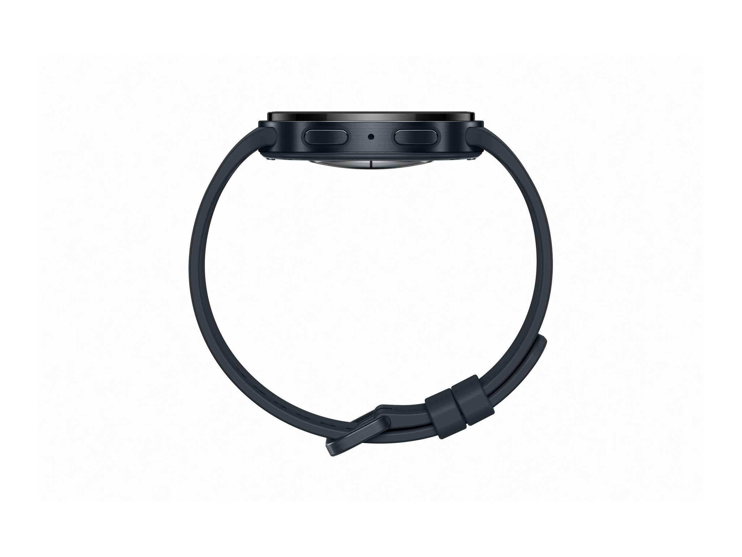 Samsung Galaxy Watch9 - 44 mm - Carbon-Schwarz - intelligente Uhr mit Sportband - schwarz - Bandgröß