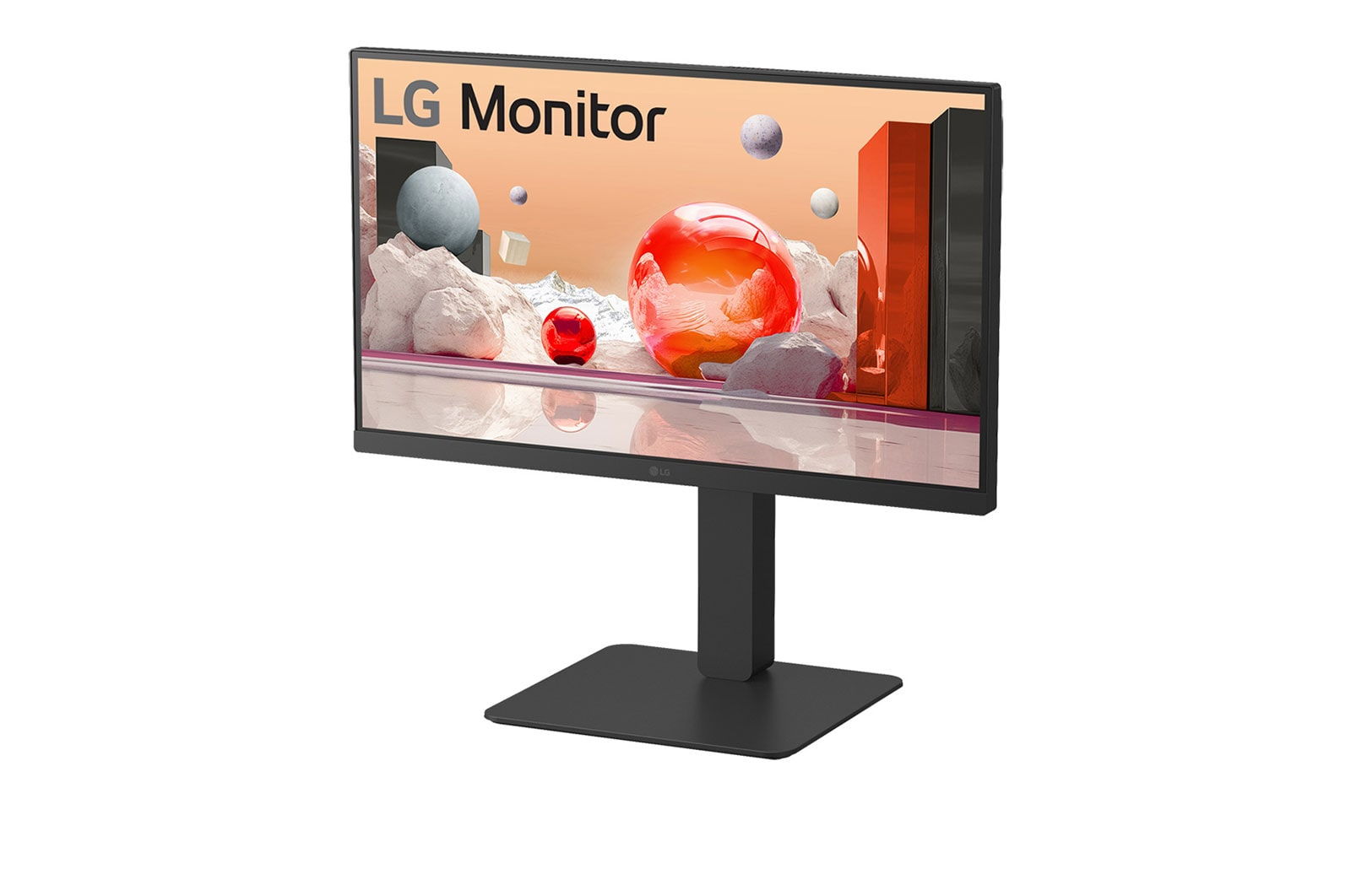 B-WARE - LG 24BA850-B Monitor 60,5 cm (23.8") Full HD, IPS, 5ms, HDMI, Displayport, Webcam