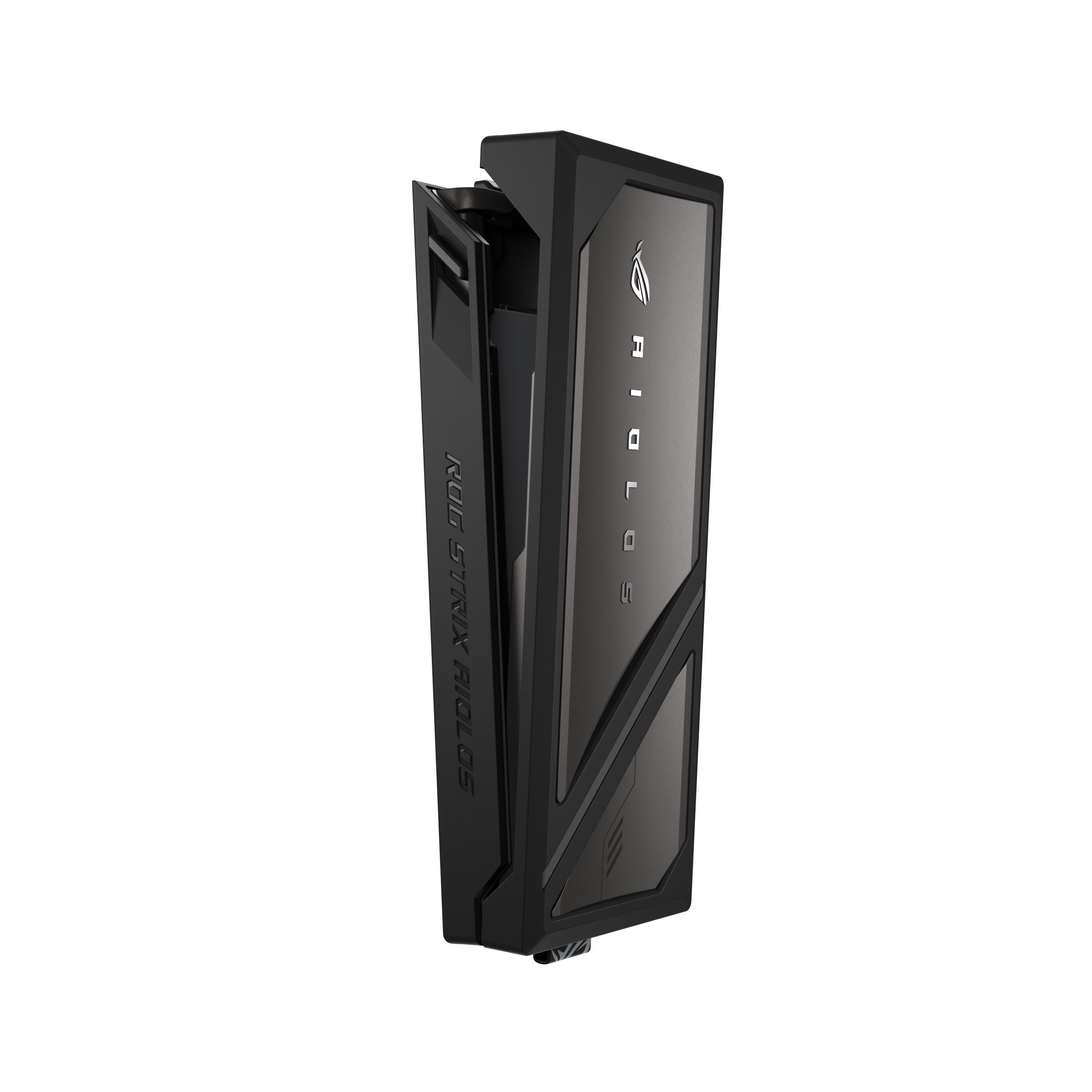 ASUS ROG Strix Aiolos, SSD-Gehäuse, M.2, PCI Express, SATA, 20 Gbit/s, USB Anschluss, Schwarz