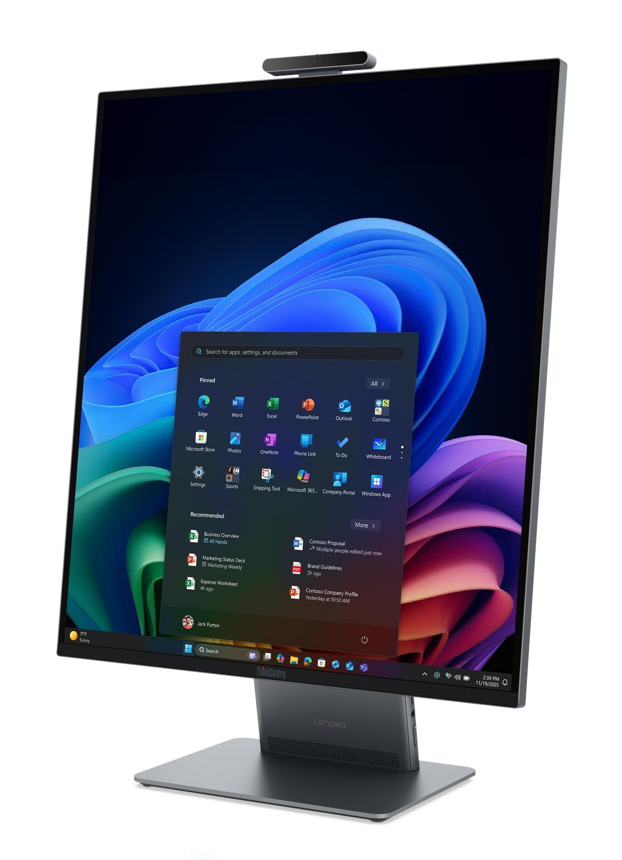 Lenovo ThinkCentre X 13H4 - All-in-One (Komplettlösung) - mit voll funktionsfähigem Monitorständer -