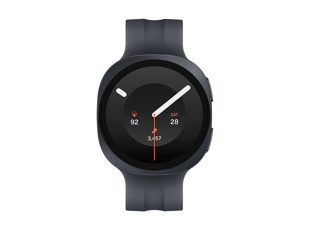 Samsung Galaxy Watch9 - 40 mm - Carbon-Schwarz - intelligente Uhr mit Sportband - schwarz - Bandgröß