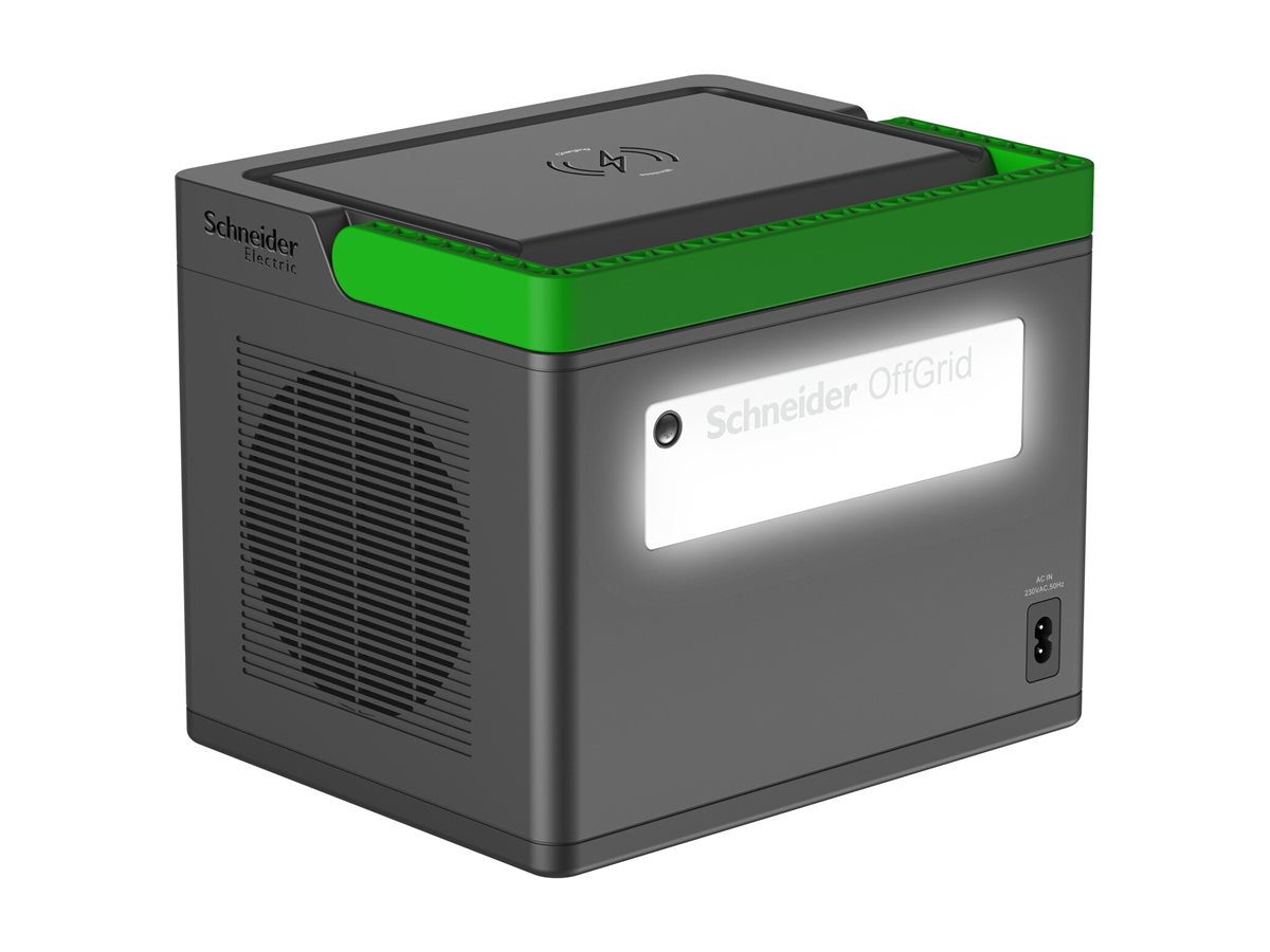 APC Schneider OffGrid 730 - Tragbares kraftwerk - LCD, Lithium-Ionen, 2 CEE 7/3 Schuko-Steckdosen, S