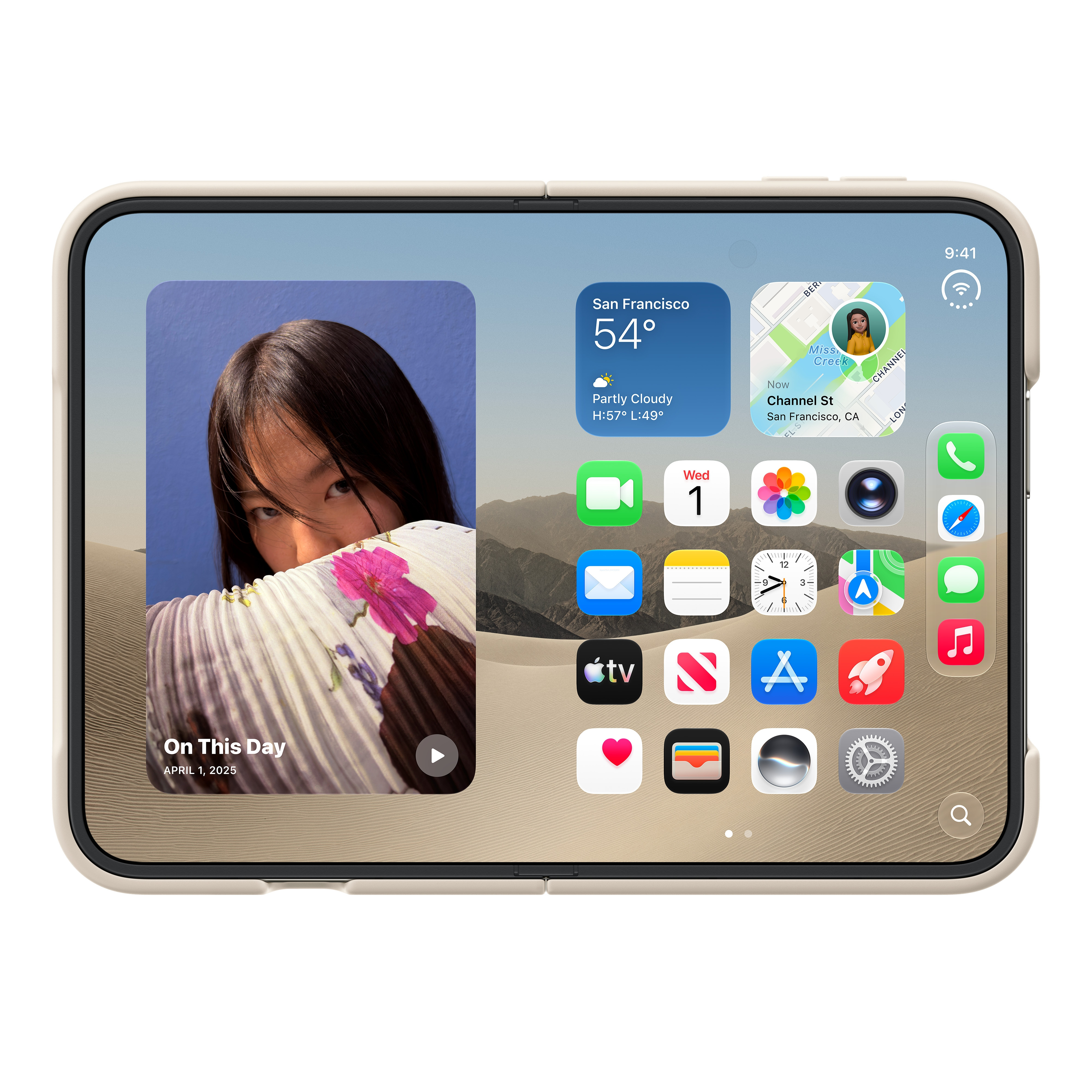 Apple iPhone Duo Case sand-ZML