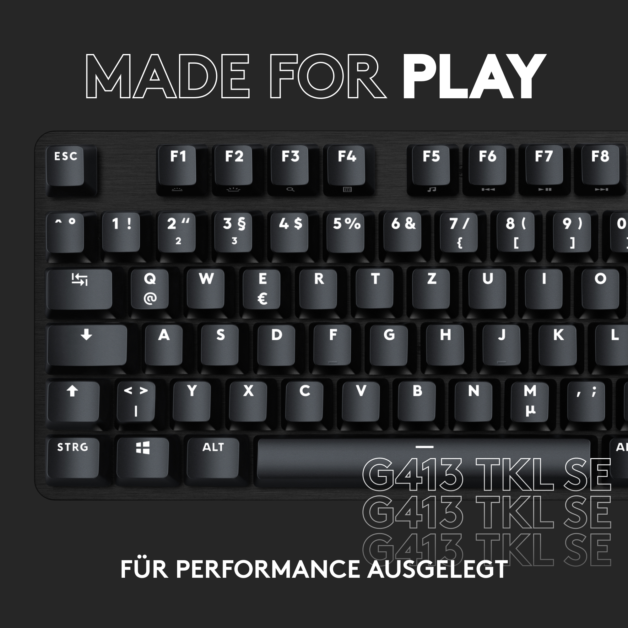 Logitech G G413 TKL SE - Tastatur - TKL - hintergrundbeleuchtet