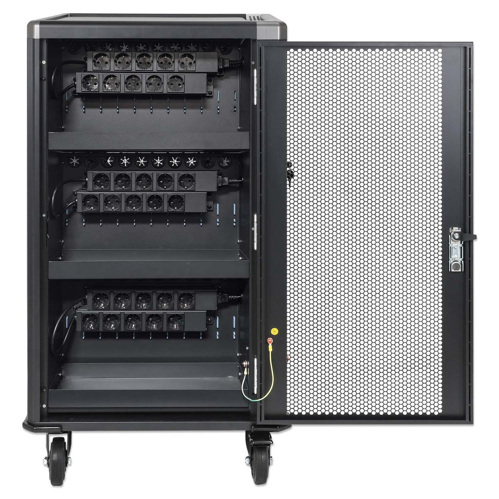 Manhattan Wagen (laden und sichern) - für 30 notebooks / Chromebooks / tablets - charging via intern