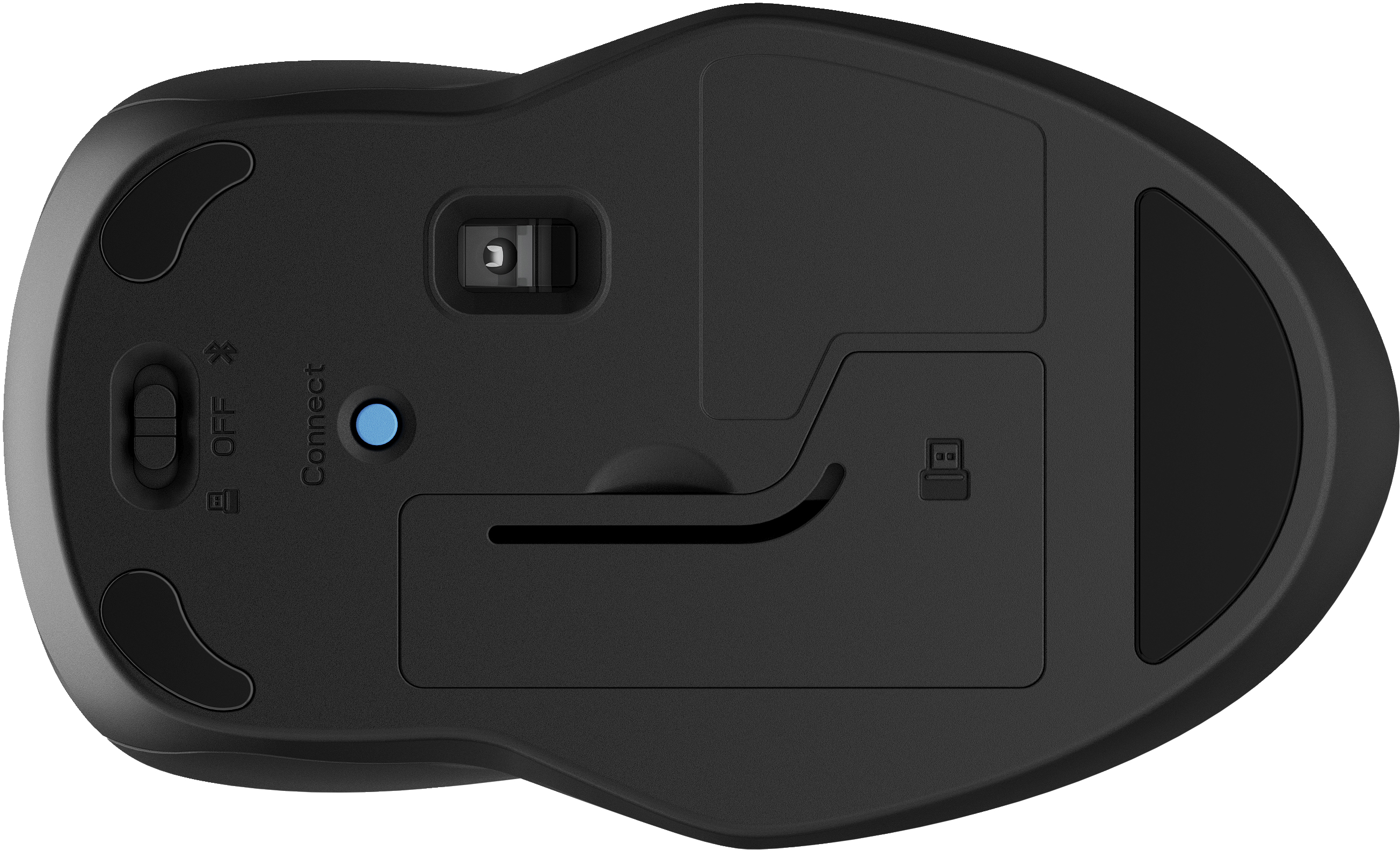 HP 250 - Maus - optisch - 3 Tasten - kabellos