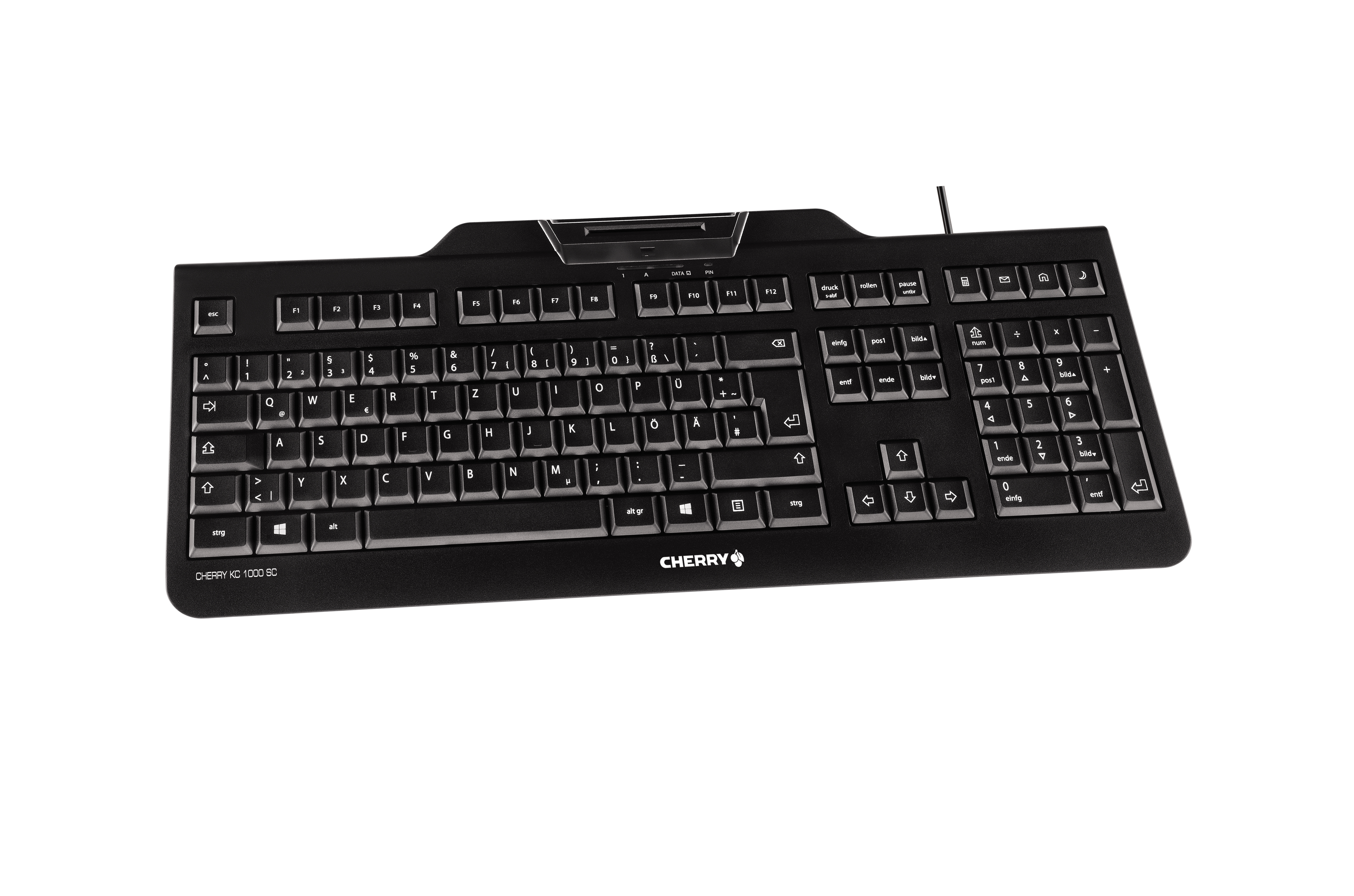 Cherry KC 1000 SC - Tastatur - USB - Französisch