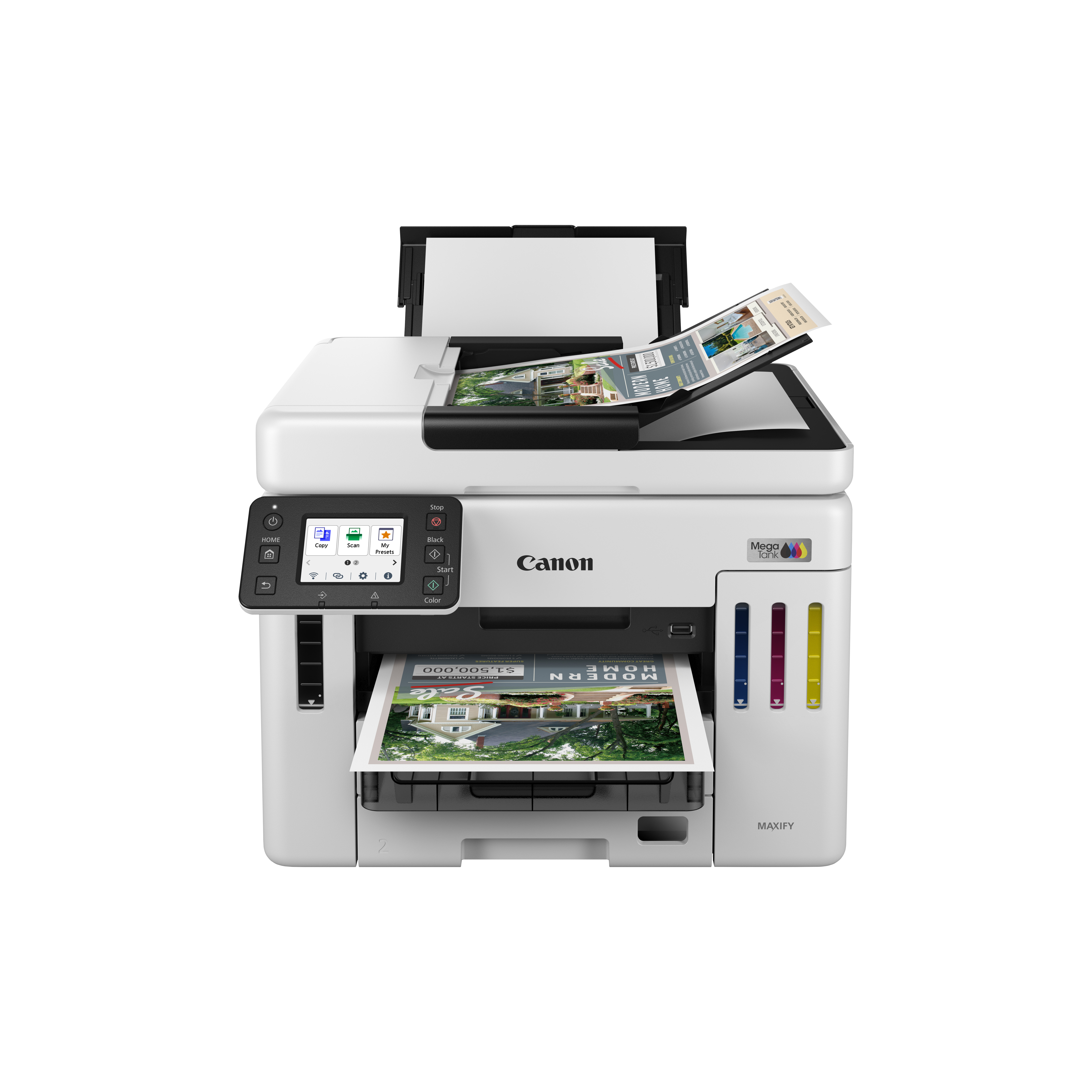 Canon MAXIFY GX7150 MegaTank - Multifunktionsdrucker - Farbe - Tintenstrahl - CISS - Legal (216 x 35