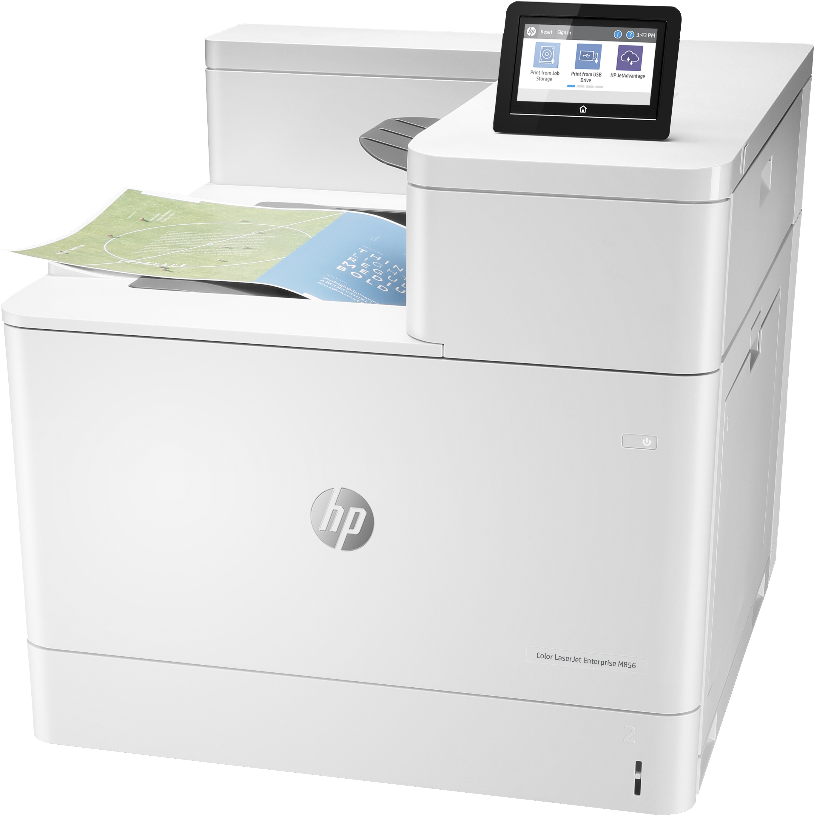 HP Color LaserJet Enterprise M856dn - Drucker - Farbe - Duplex - Laser - A3/Ledger - 1200 x 1200 dpi