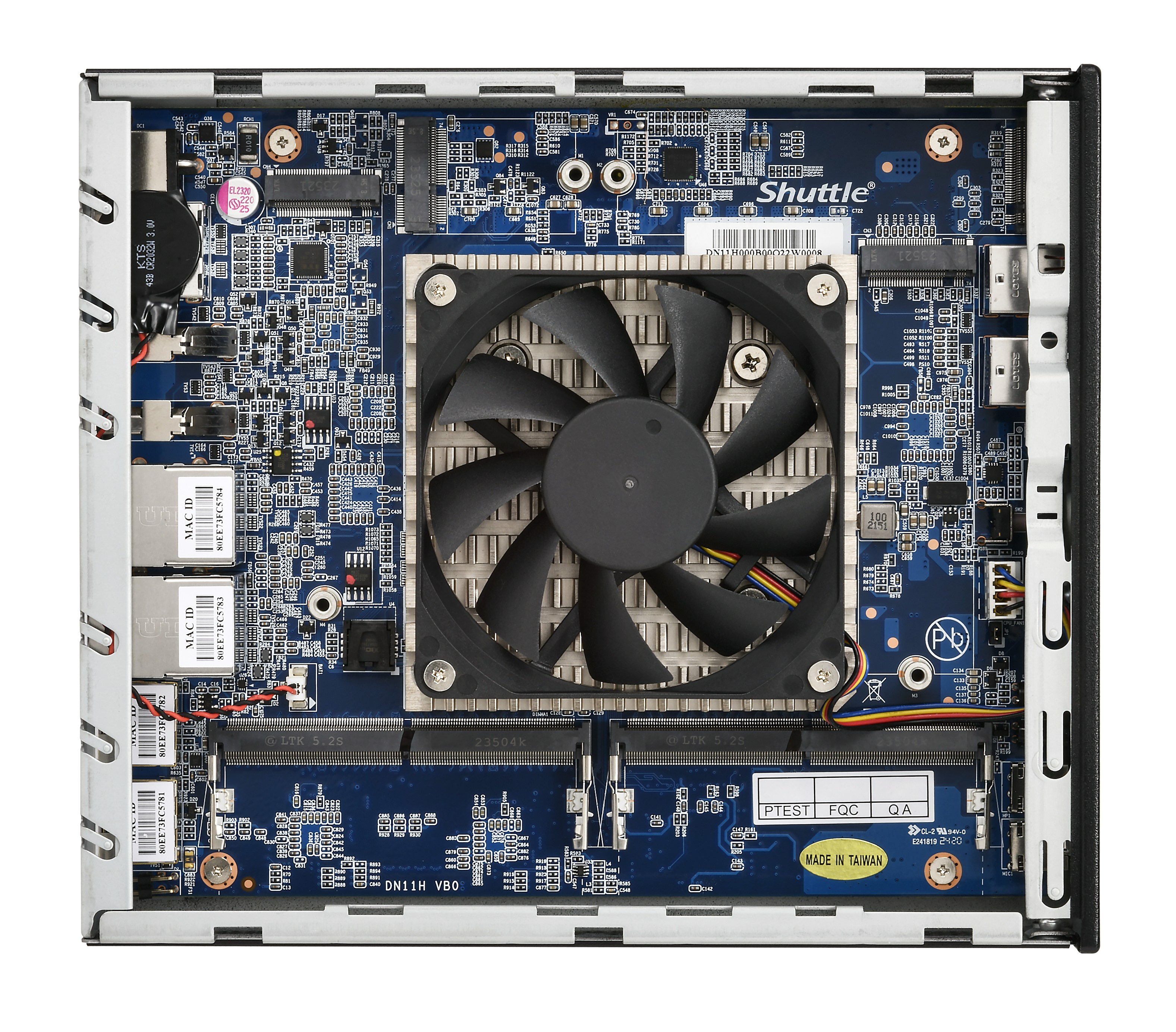 Shuttle XPC slim DN11H5 - Barebone - Slim-PC