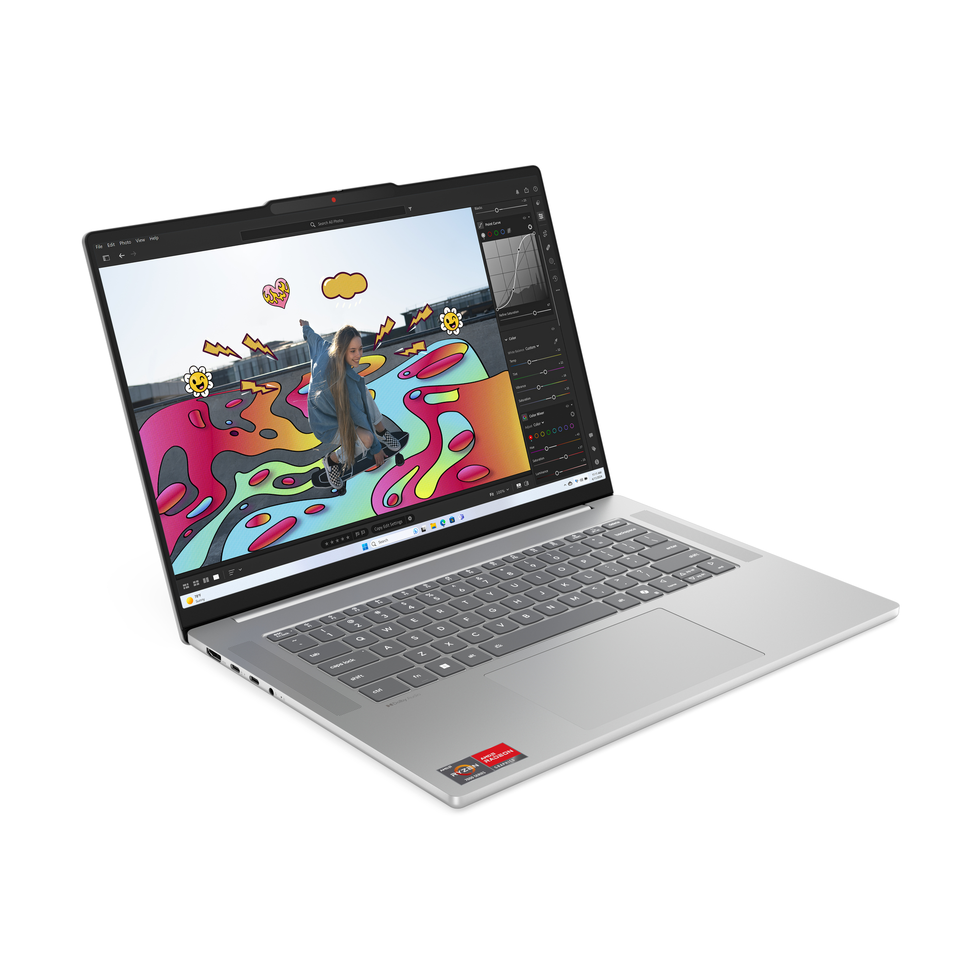 Lenovo IdeaPad Slim 5 15ARP10 83J3 - AMD Ryzen 5 7535HS / 3.3 GHz - Win 11 Home - Radeon 660M - 16 G