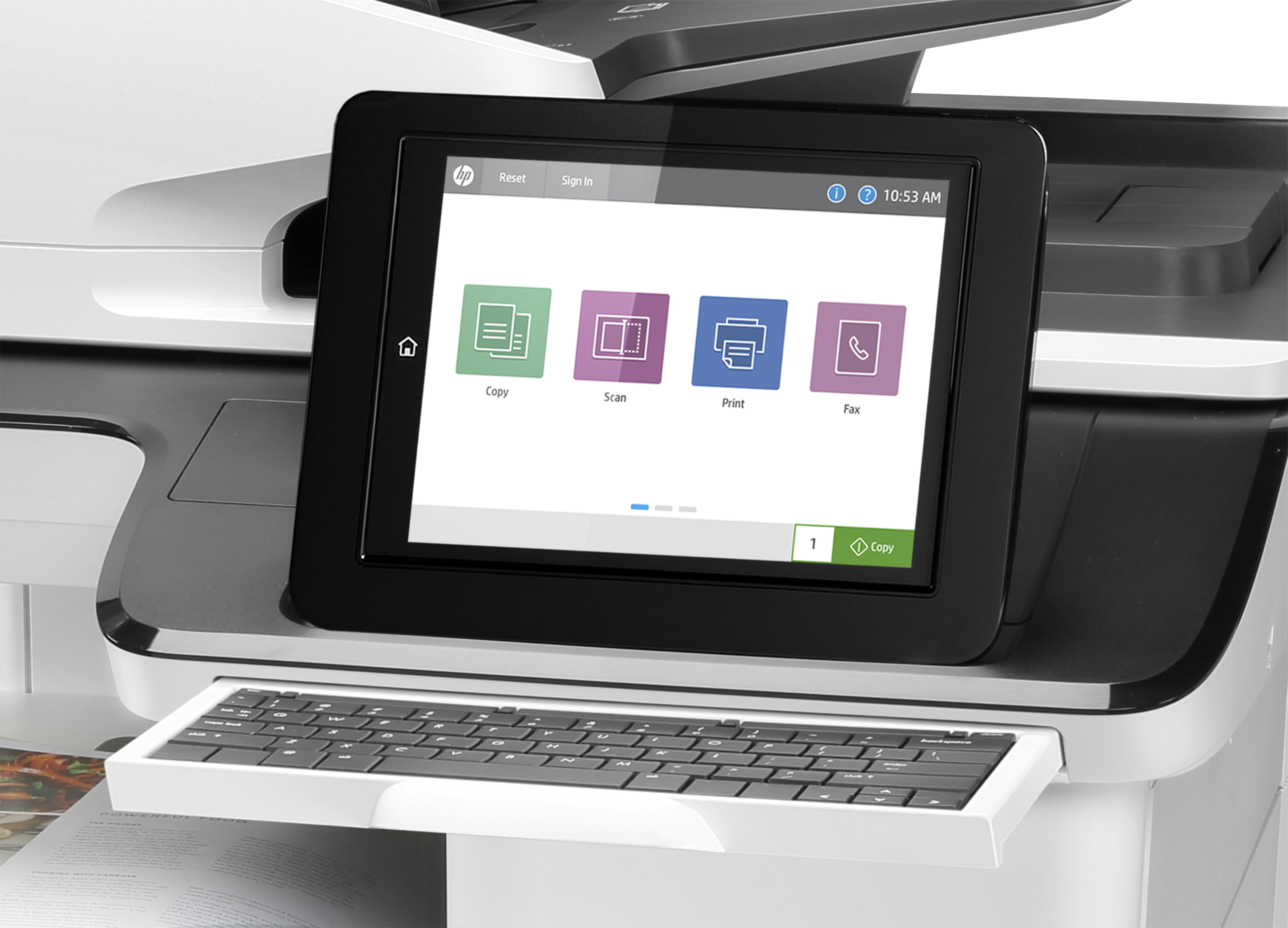 HP LaserJet Enterprise Flow MFP M776z - Multifunktionsdrucker - Farbe - Laser - 297 x 864 mm (Origin