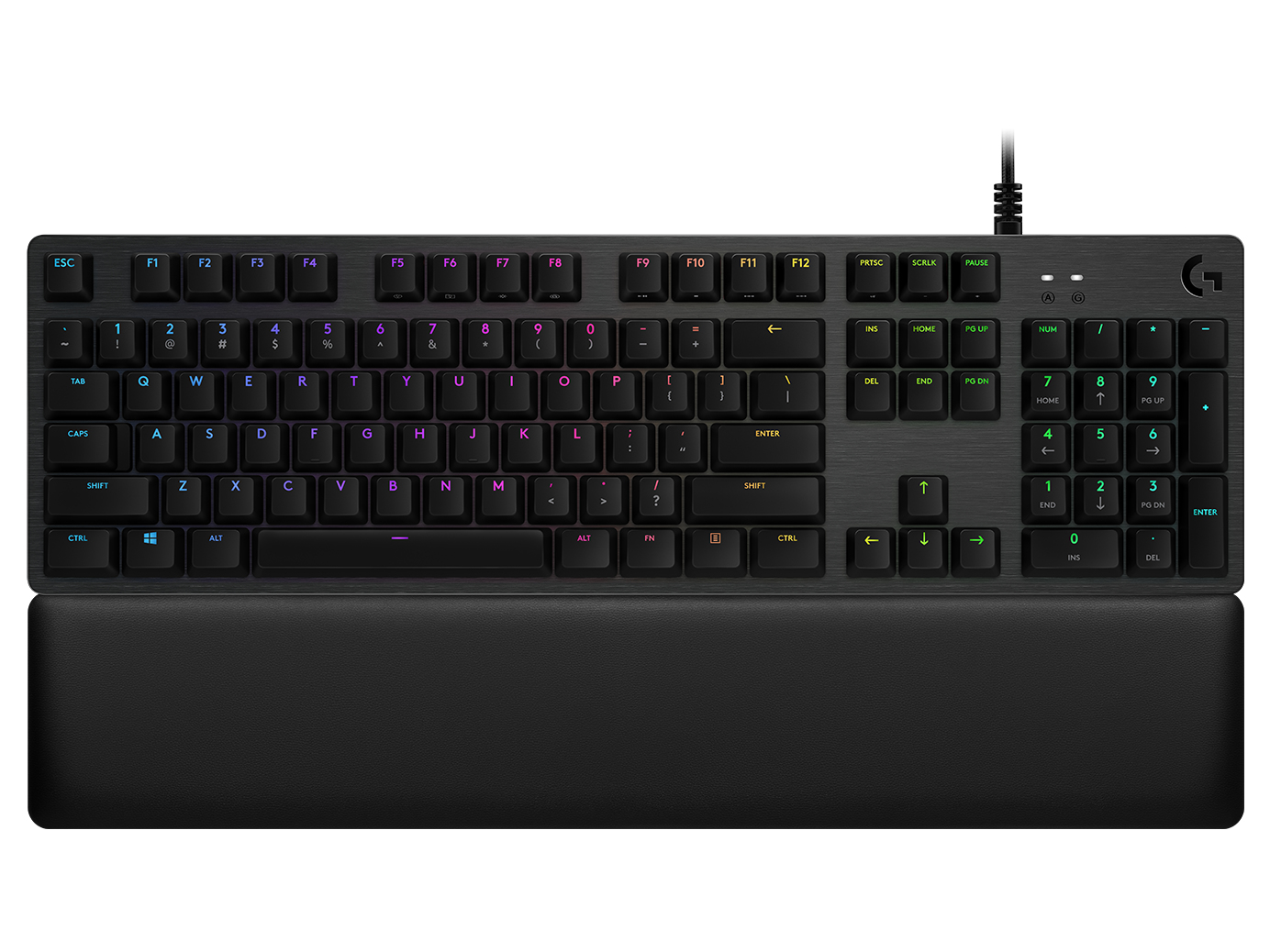 Logitech G G513 CARBON LIGHTSYNC RGB Mechanical Gaming Keyboard with GX Red switches, Kabelgebunden,
