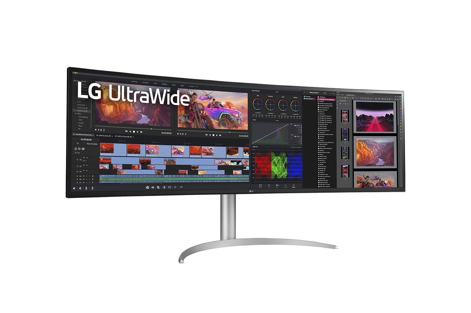 LG UltraWide 49BQ95C-W - LED-Monitor - gebogen - 124.46 cm (49")
