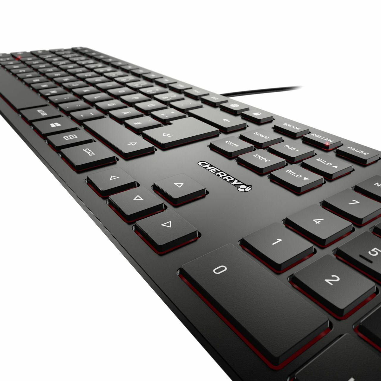 Cherry KC 6000 SLIM - Tastatur - USB - Spanisch