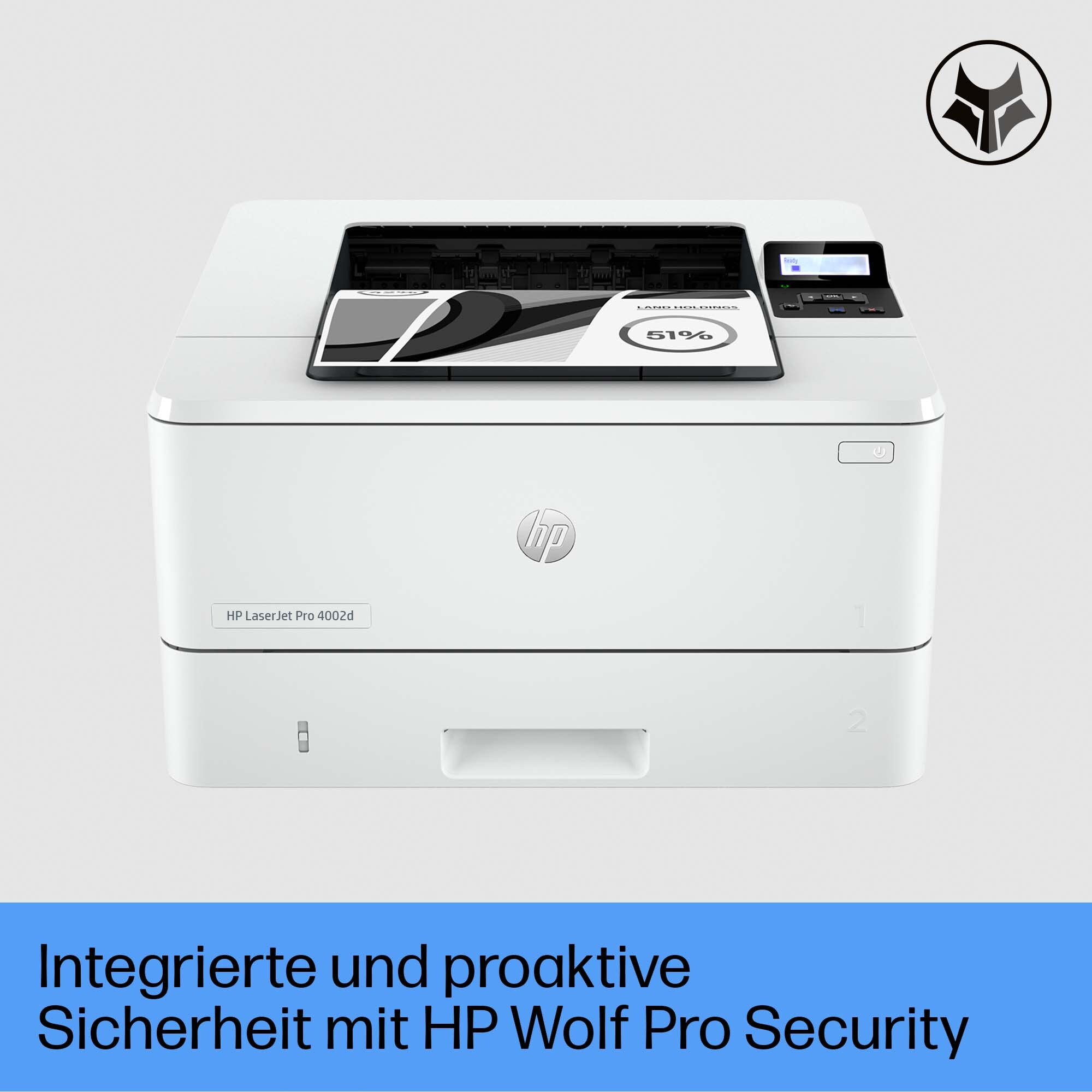 HP LaserJet Pro 4002d - Drucker - Duplex - Laser