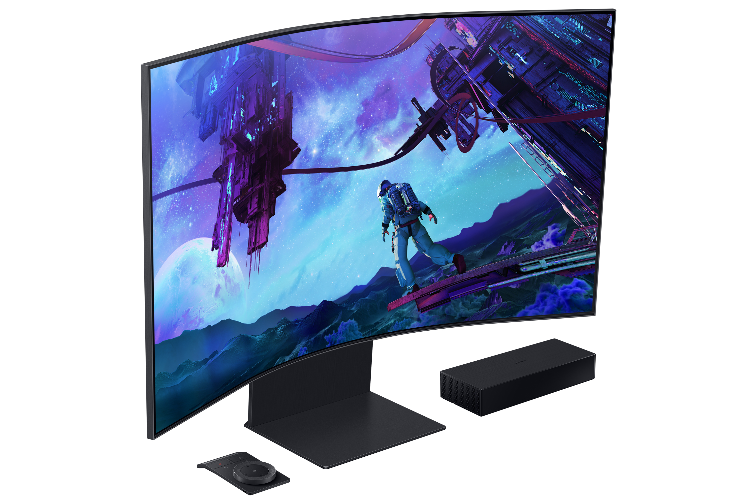 Samsung Odyssey Ark S55CG970NU - G97NC Series - QLED-Monitor - Smart - Gaming - gebogen - 138 cm (55