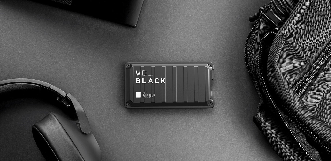 Western Digital WD_BLACK P50 Game Drive SSD 4TB, USB-C 3.2