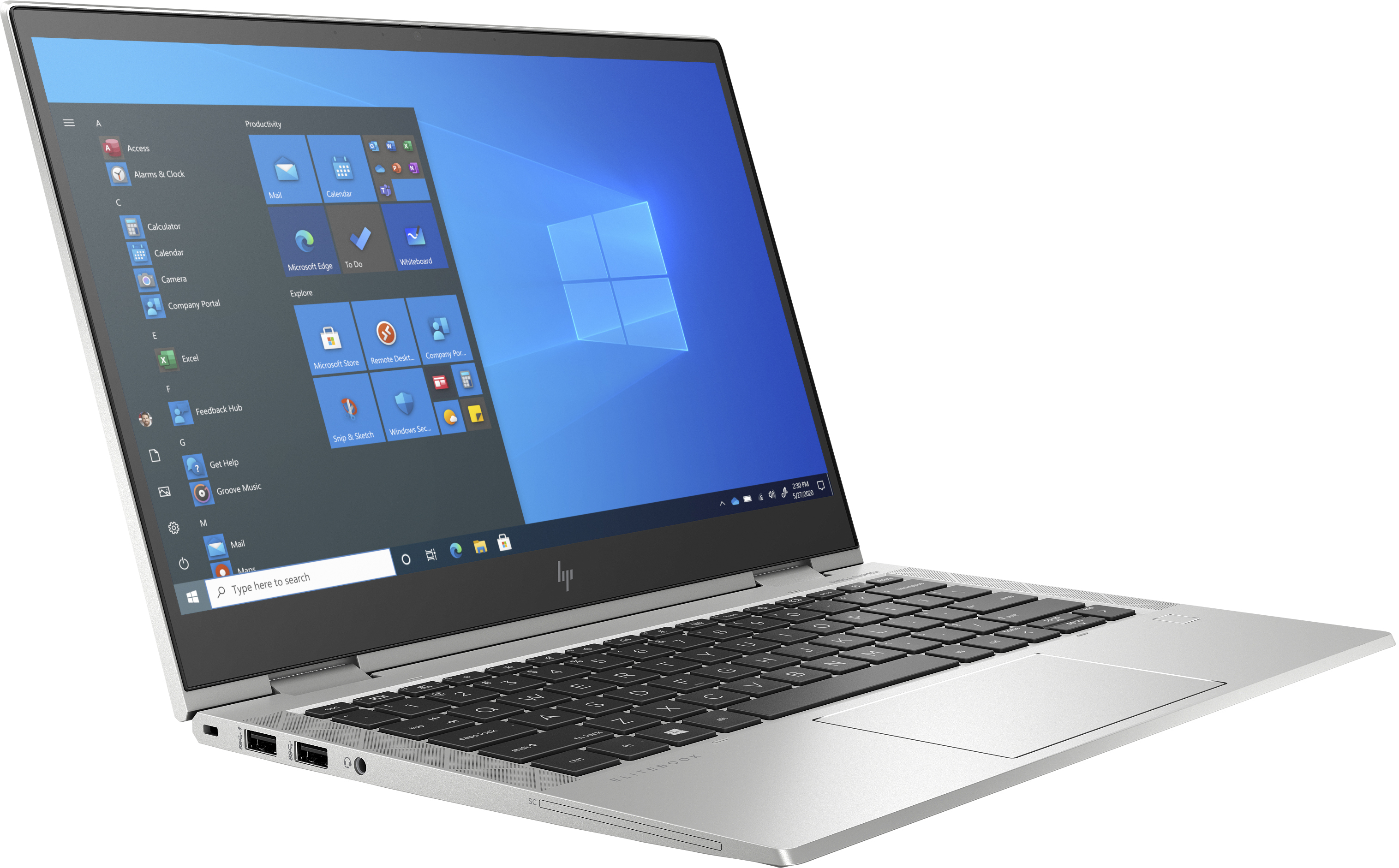 HP EliteBook x360 830 G8, Intel® Core? i5, 33,8 cm (13.3"), 1920 x 1080 Pixel, 8 GB, 256 GB, Windows