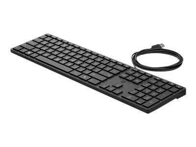 HP Desktop 320K - Tastatur - USB - QWERTY - Englisch (Packung mit 12)
